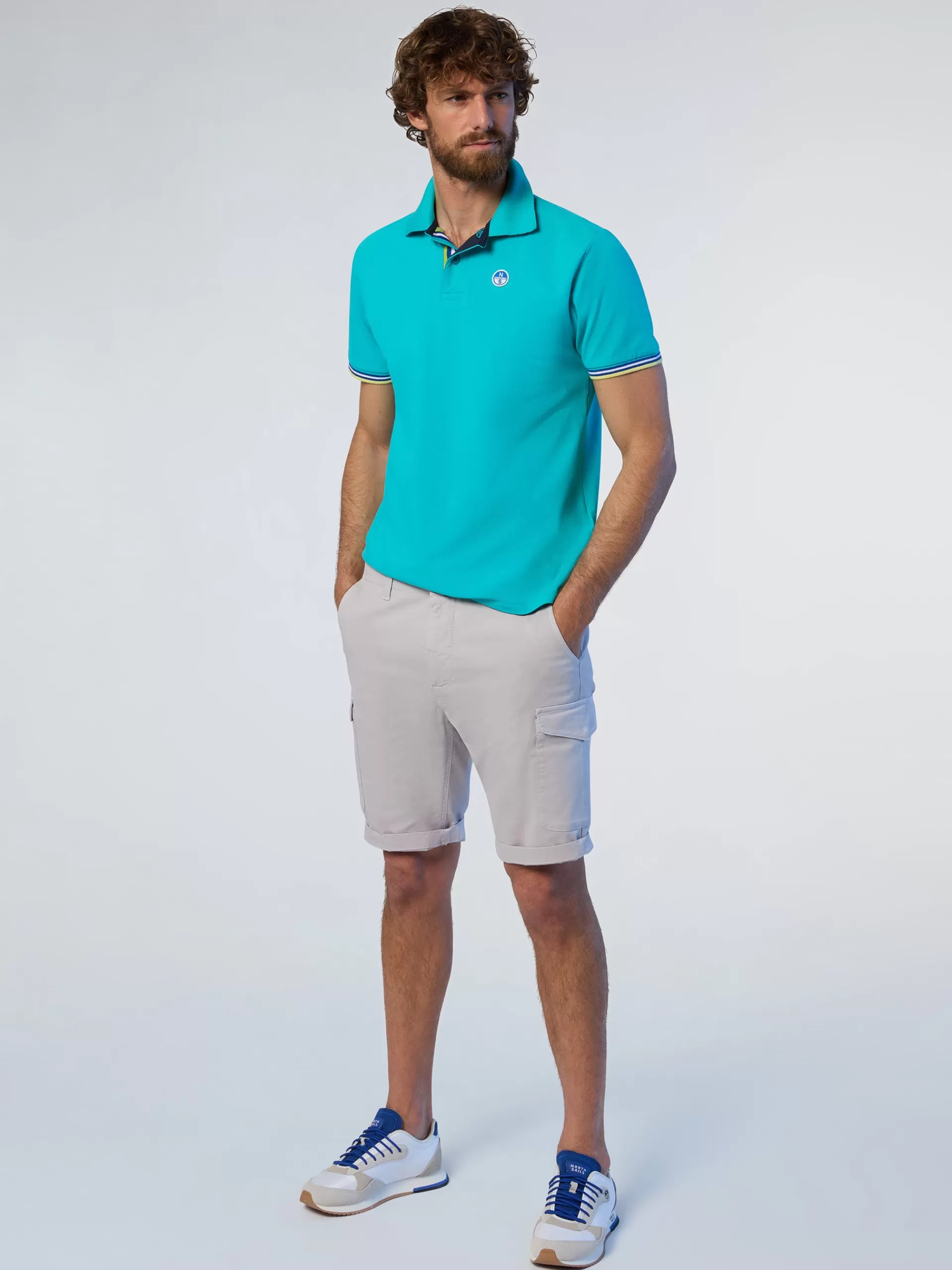 North Sails 'America Gabardine Cargo Shorts^ Shorts