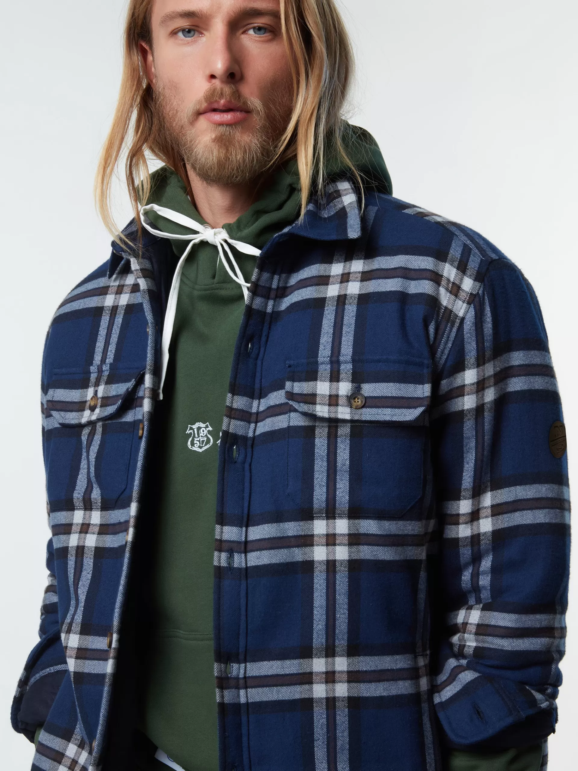 North Sails 'Checked Flannel Overshirt^ Outlet