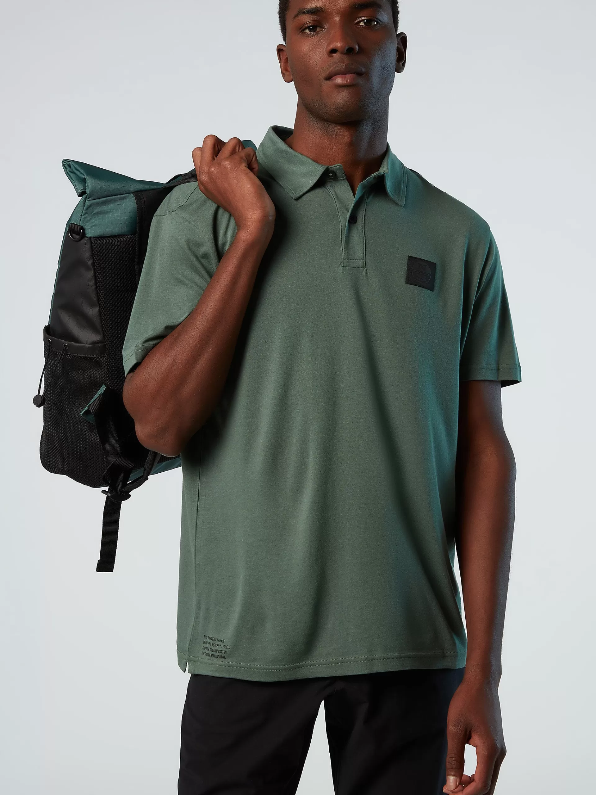 North Sails 'Cotton And Tencel Polo Shirt^ Outlet