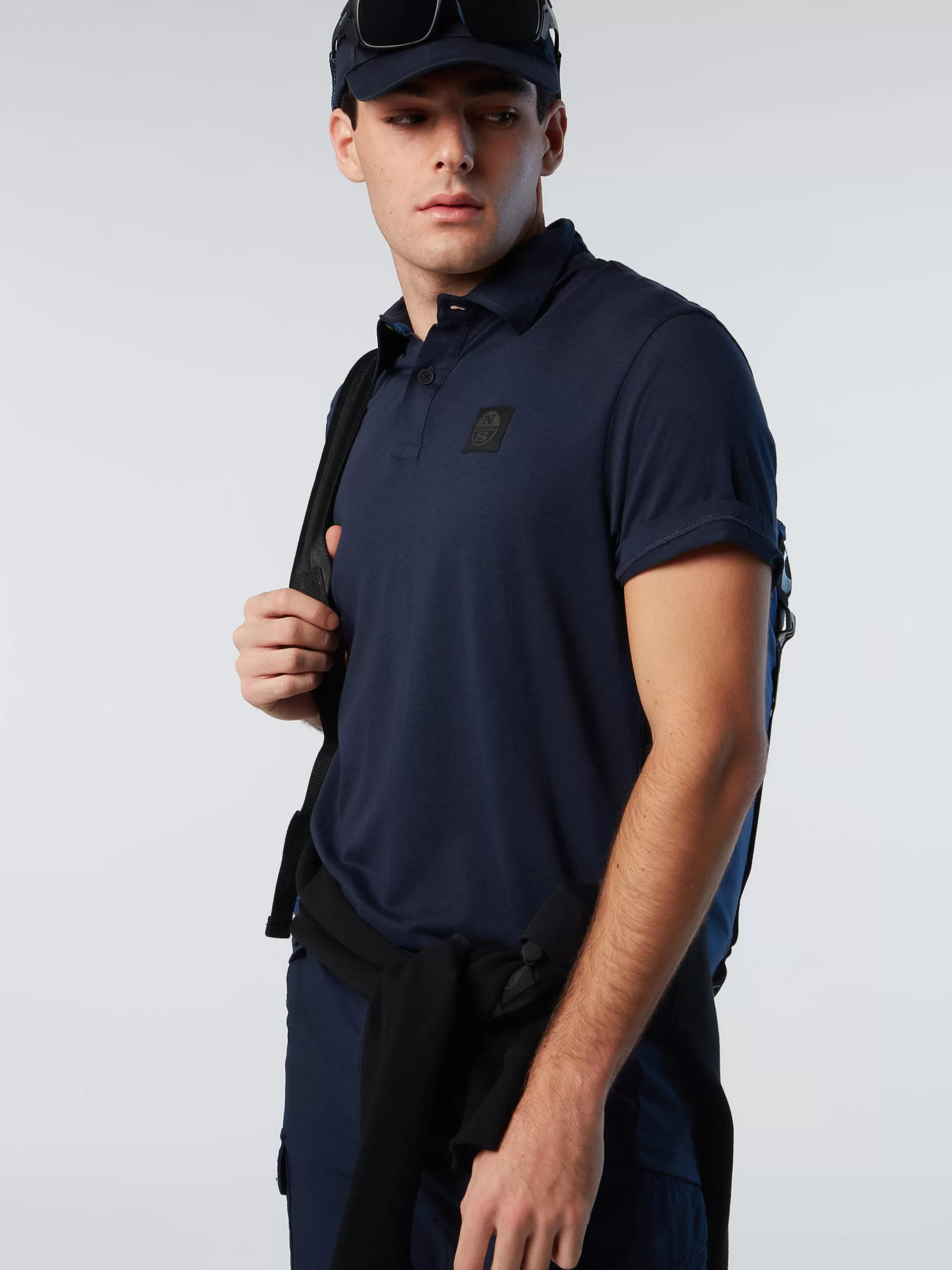 North Sails 'Cotton And Tencel Polo Shirt^ Outlet