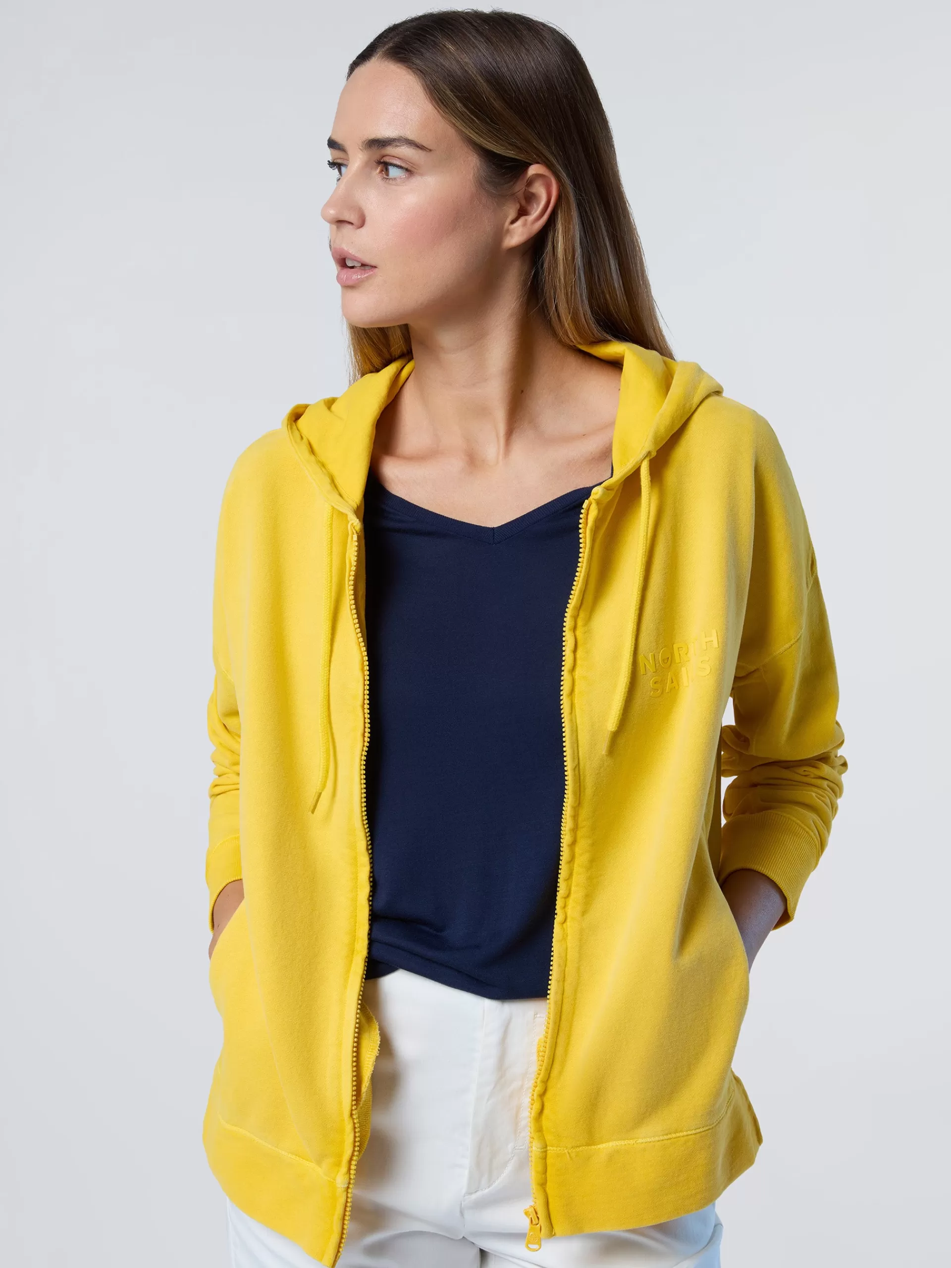 North Sails 'Eco Fleece Full-zipper Hoodie^Women Sweatshirts & Hoodies