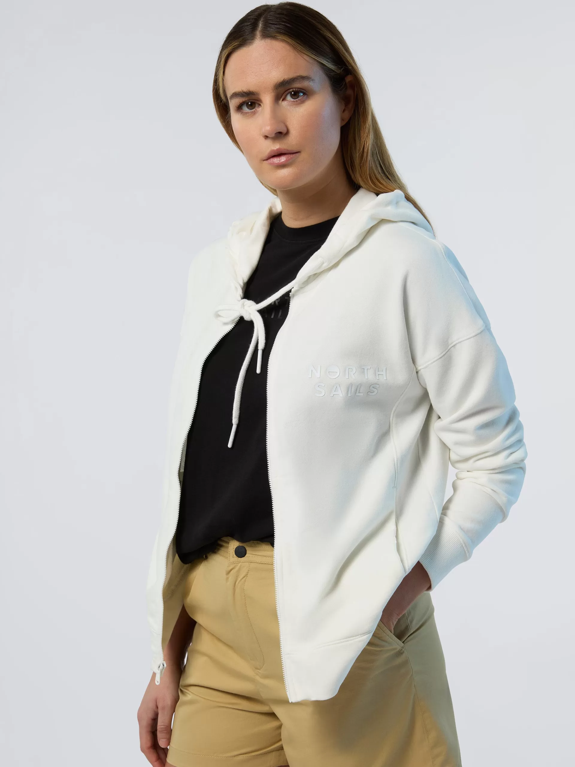 North Sails 'Eco Fleece Full-zipper Hoodie^Women Sweatshirts & Hoodies