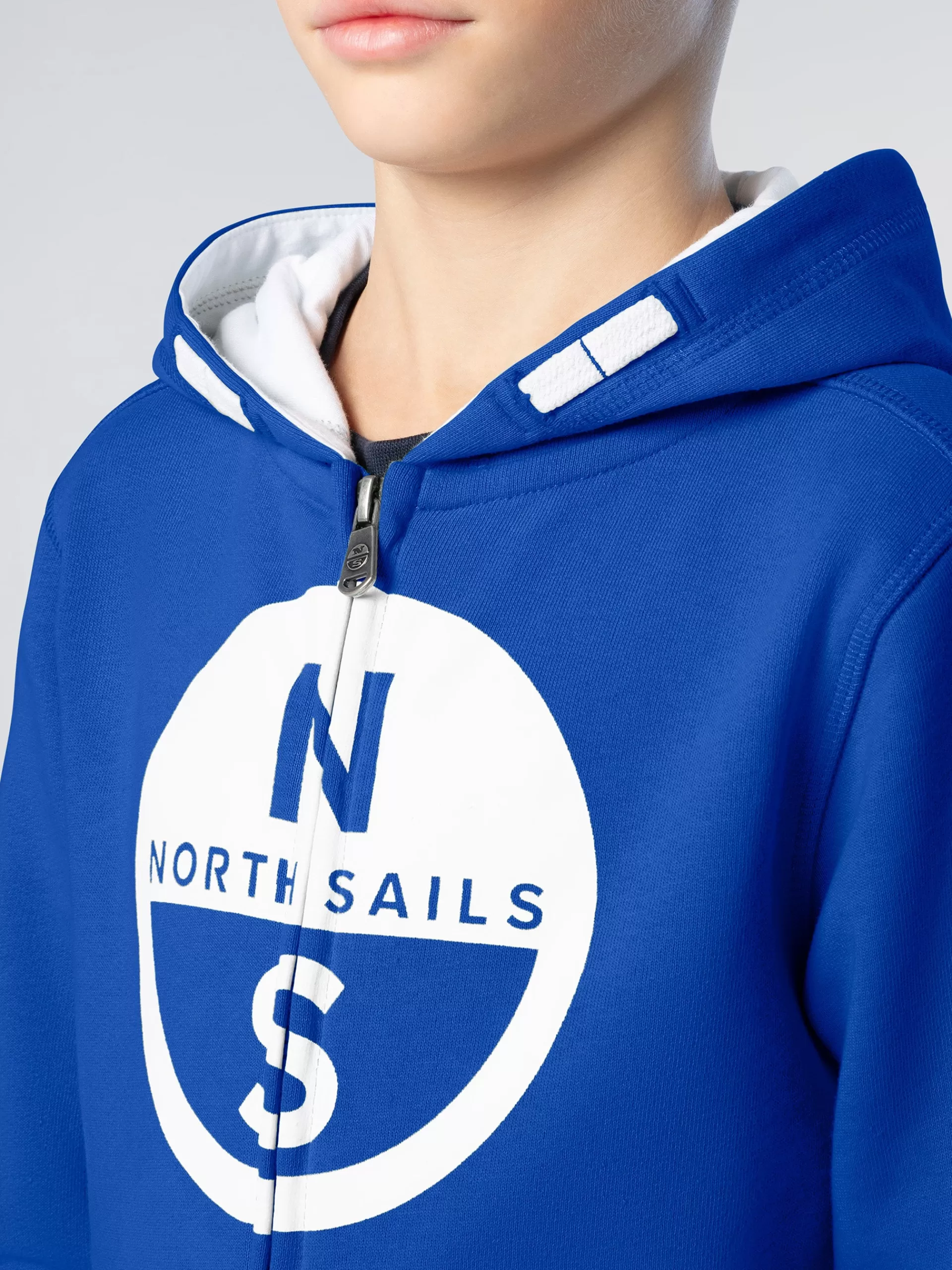 North Sails 'Full-zipper Hoodie With Maxi Logo^Kids Sweatshirts & Hoodies