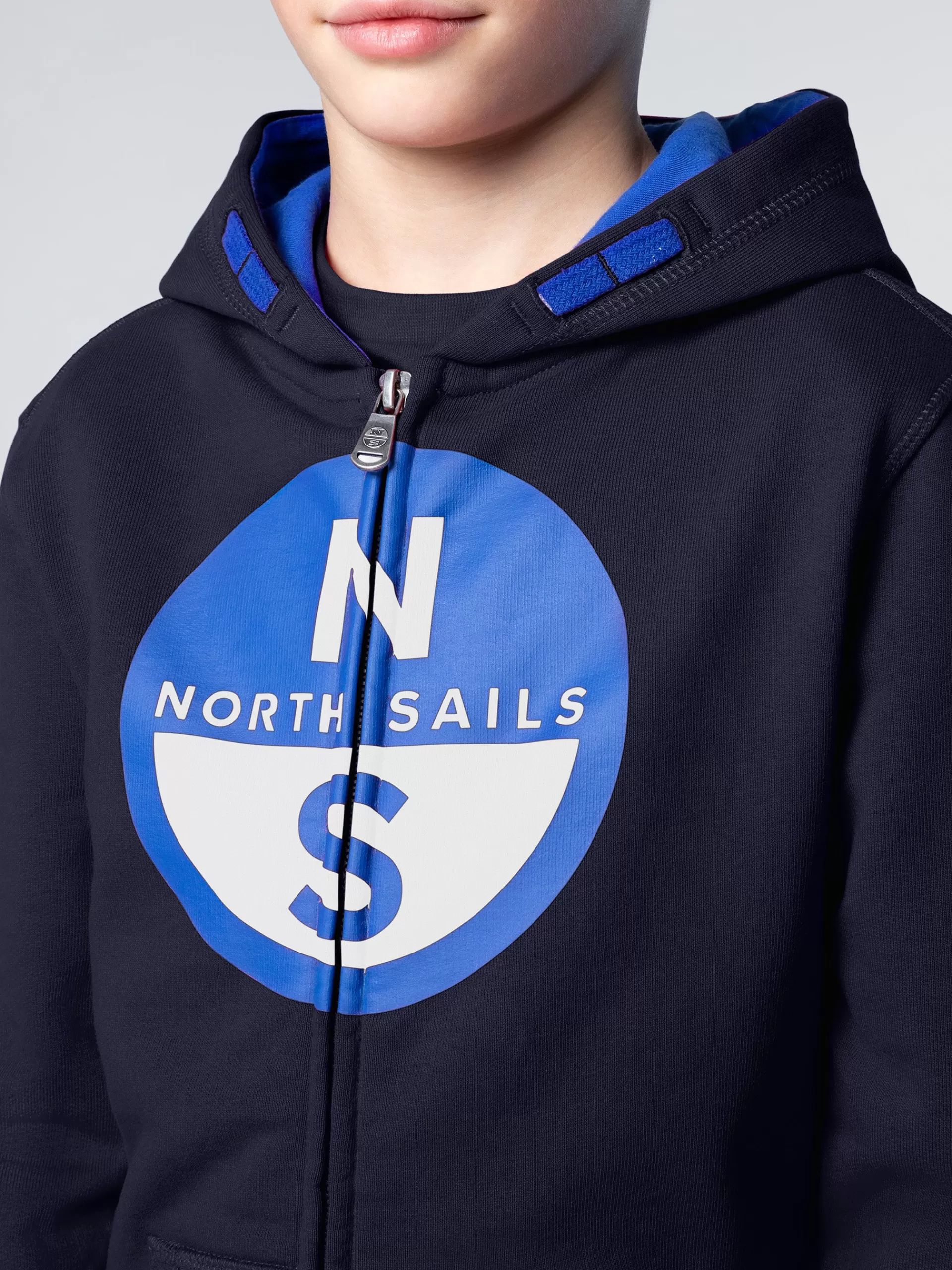 North Sails 'Full-zipper Hoodie With Maxi Logo^Kids Sweatshirts & Hoodies