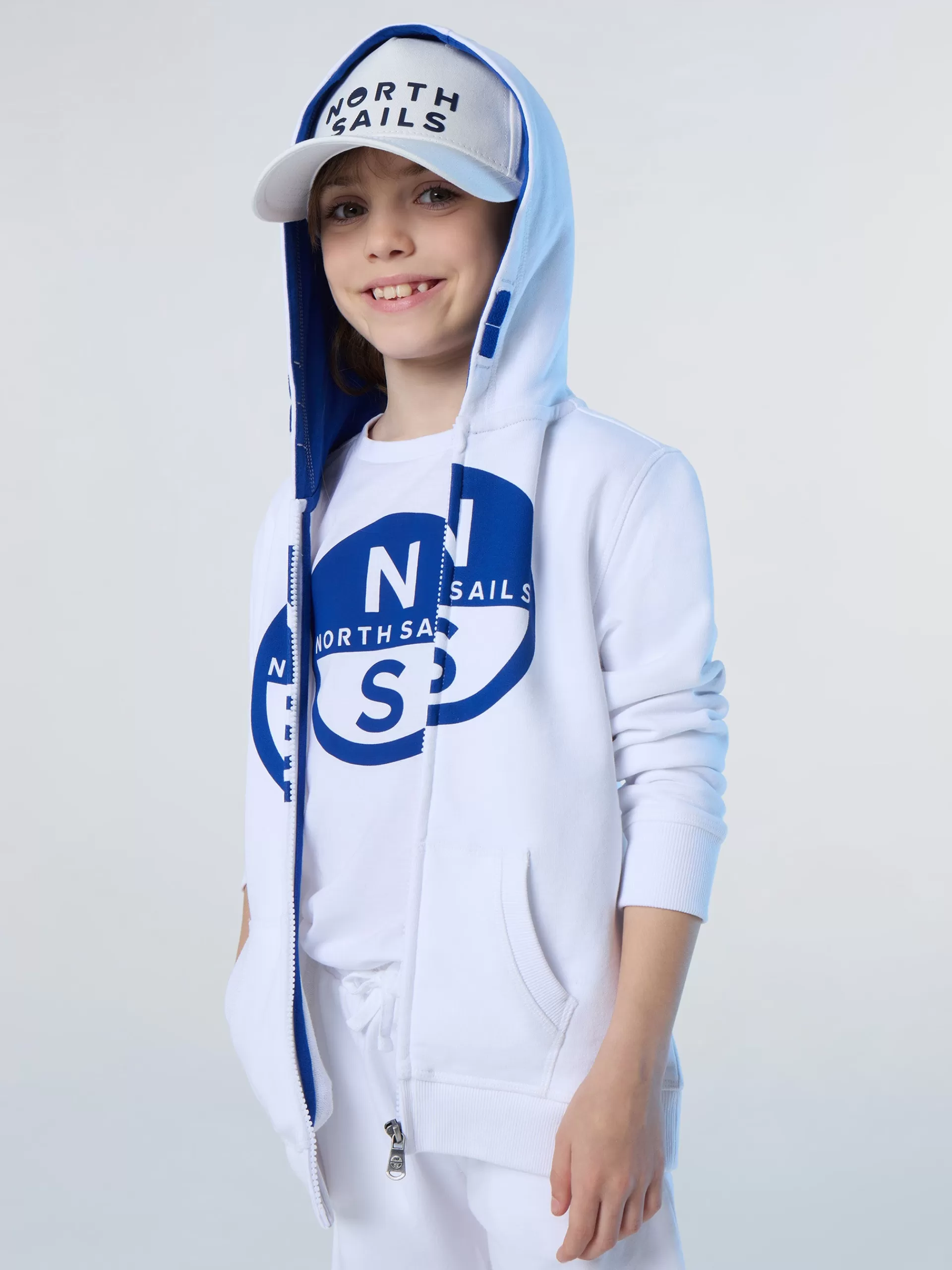 North Sails 'Full-zipper Hoodie With Maxi Logo^Kids Sweatshirts & Hoodies