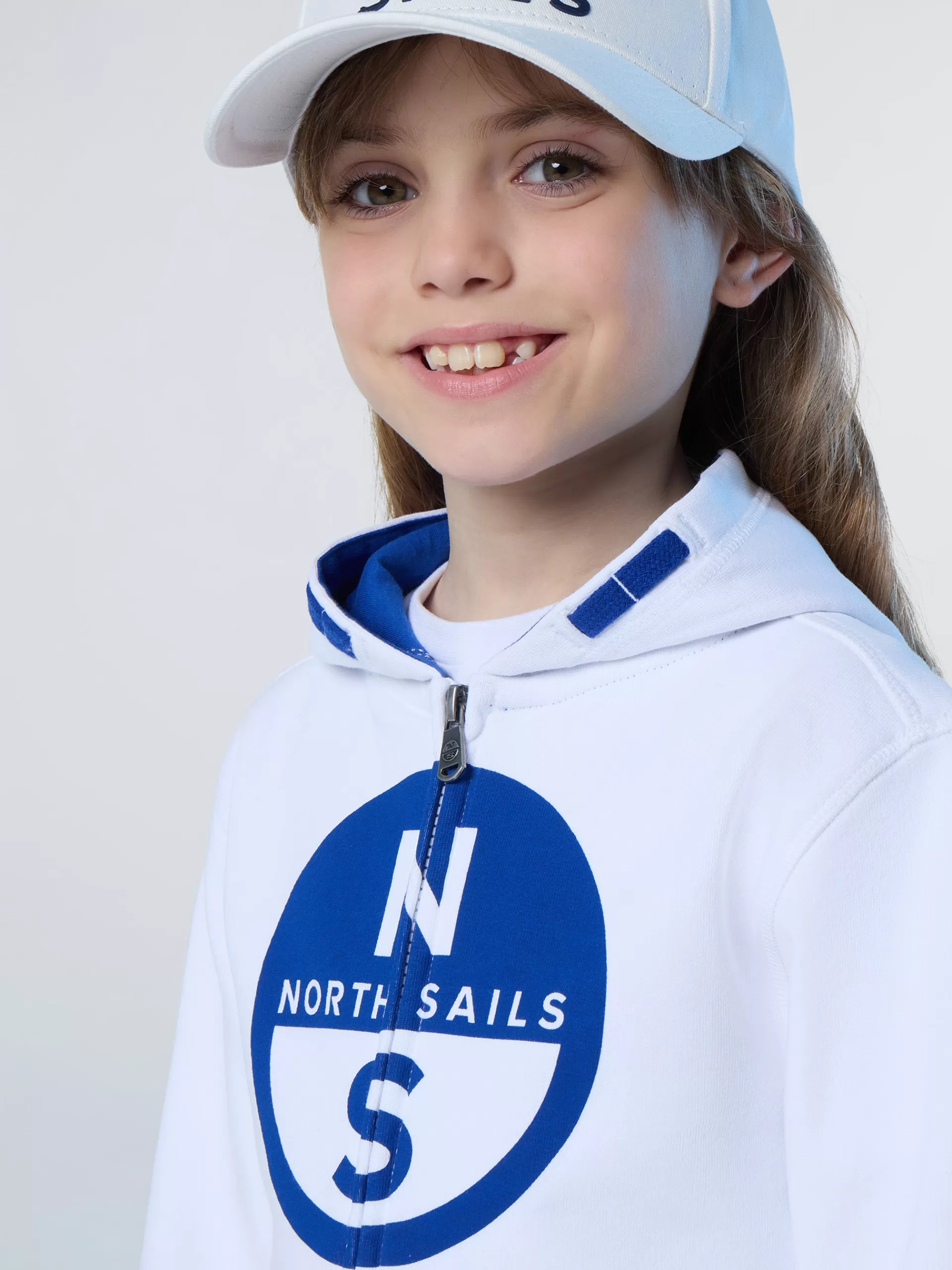 North Sails 'Full-zipper Hoodie With Maxi Logo^Kids Sweatshirts & Hoodies