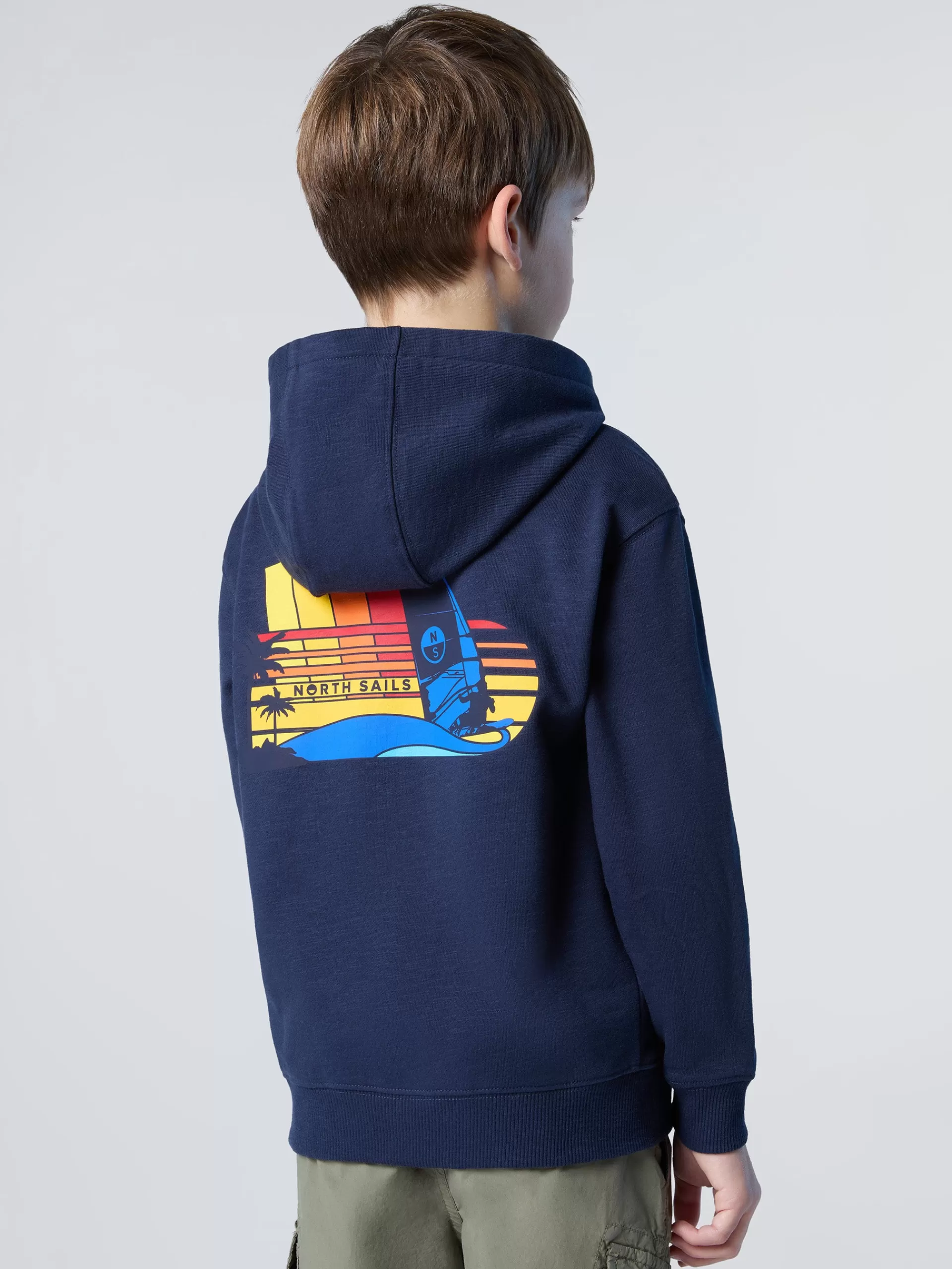 North Sails 'Full-zipper Hoodie With Rainbow Prints^Kids Sweatshirts & Hoodies