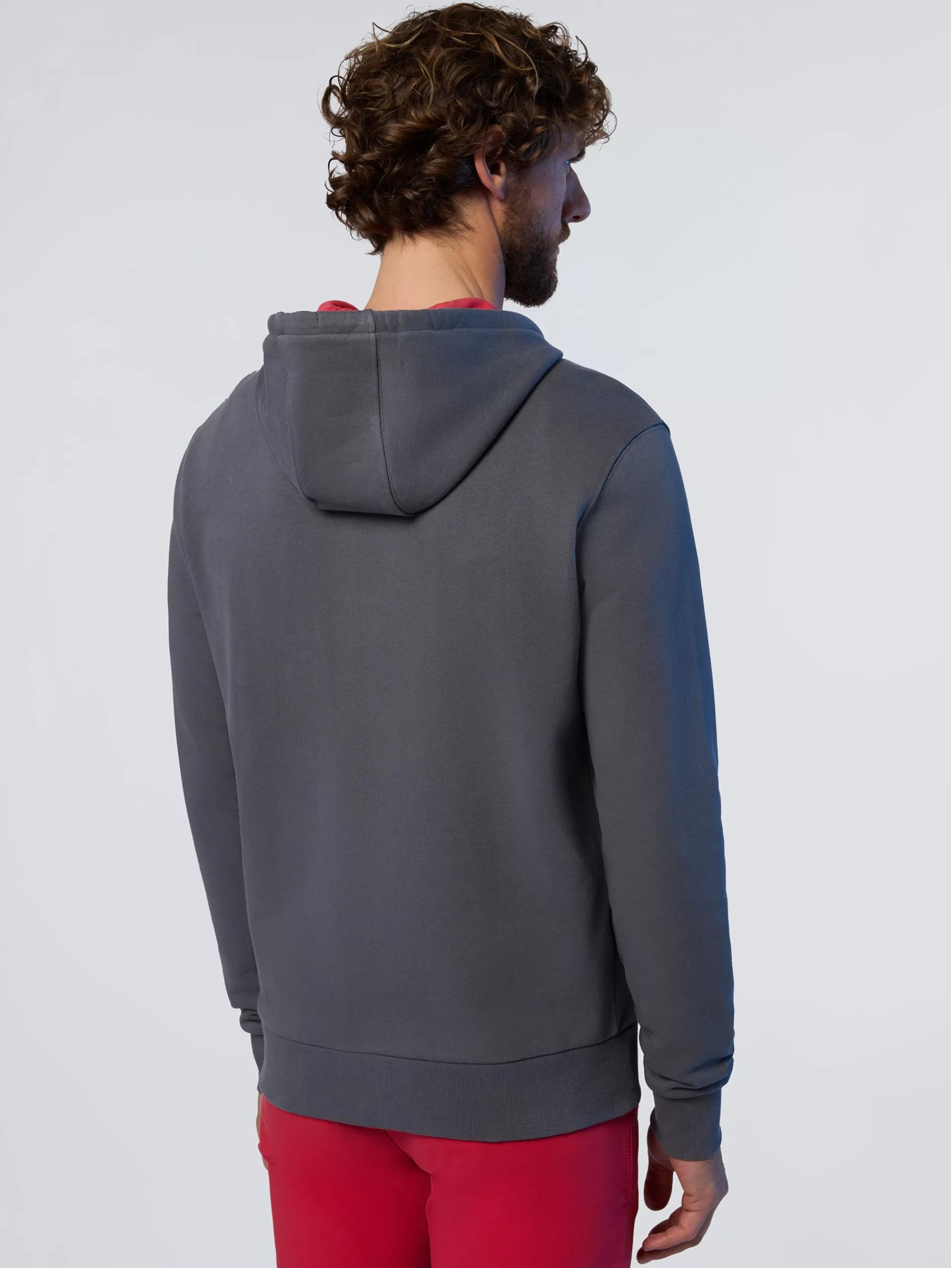 North Sails 'Full-zipper Hoodie With Rubber Logo^ Sweatshirts & Hoodies