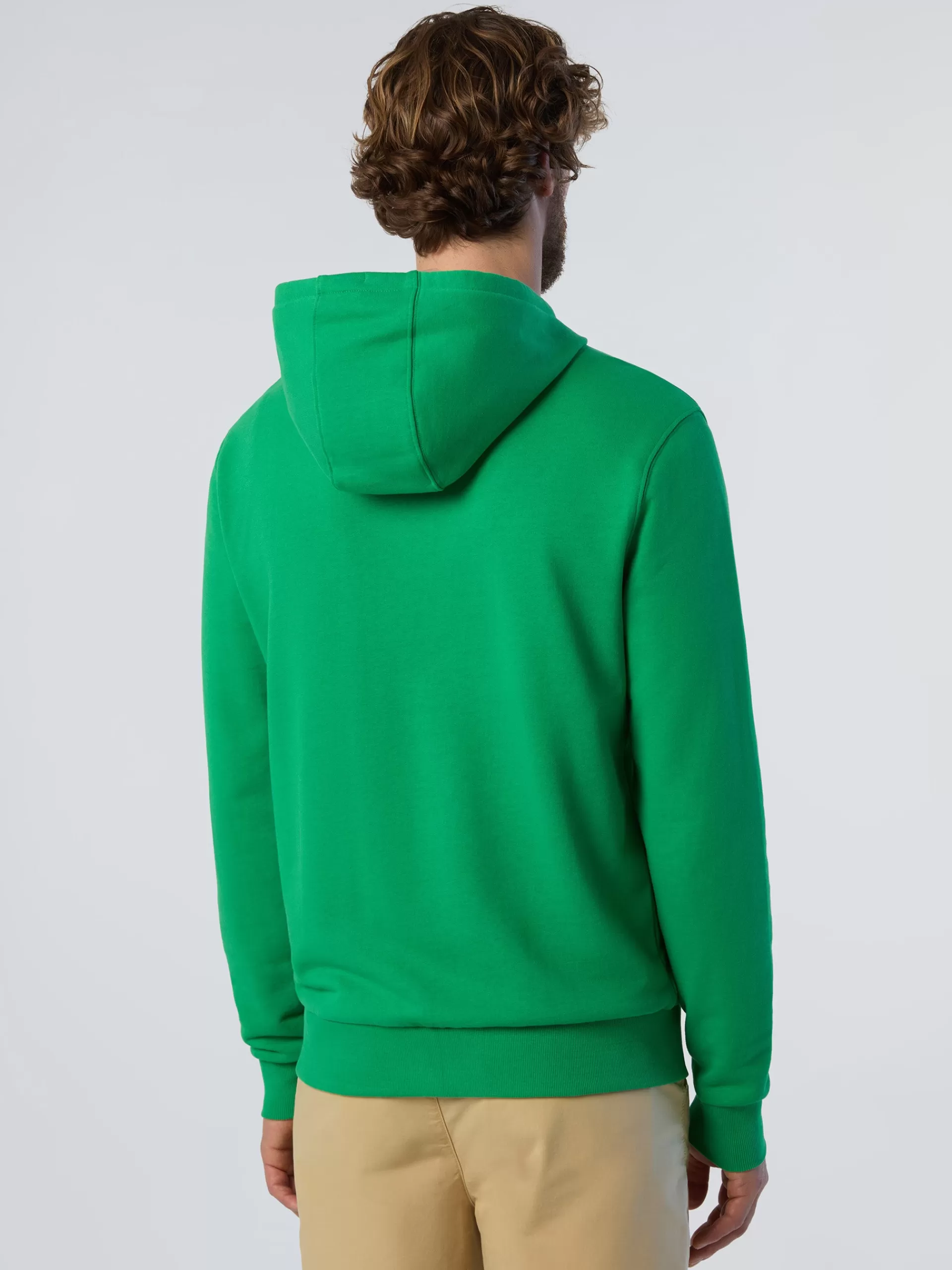 North Sails 'Full-zipper Hoodie With Rubber Logo^ Sweatshirts & Hoodies