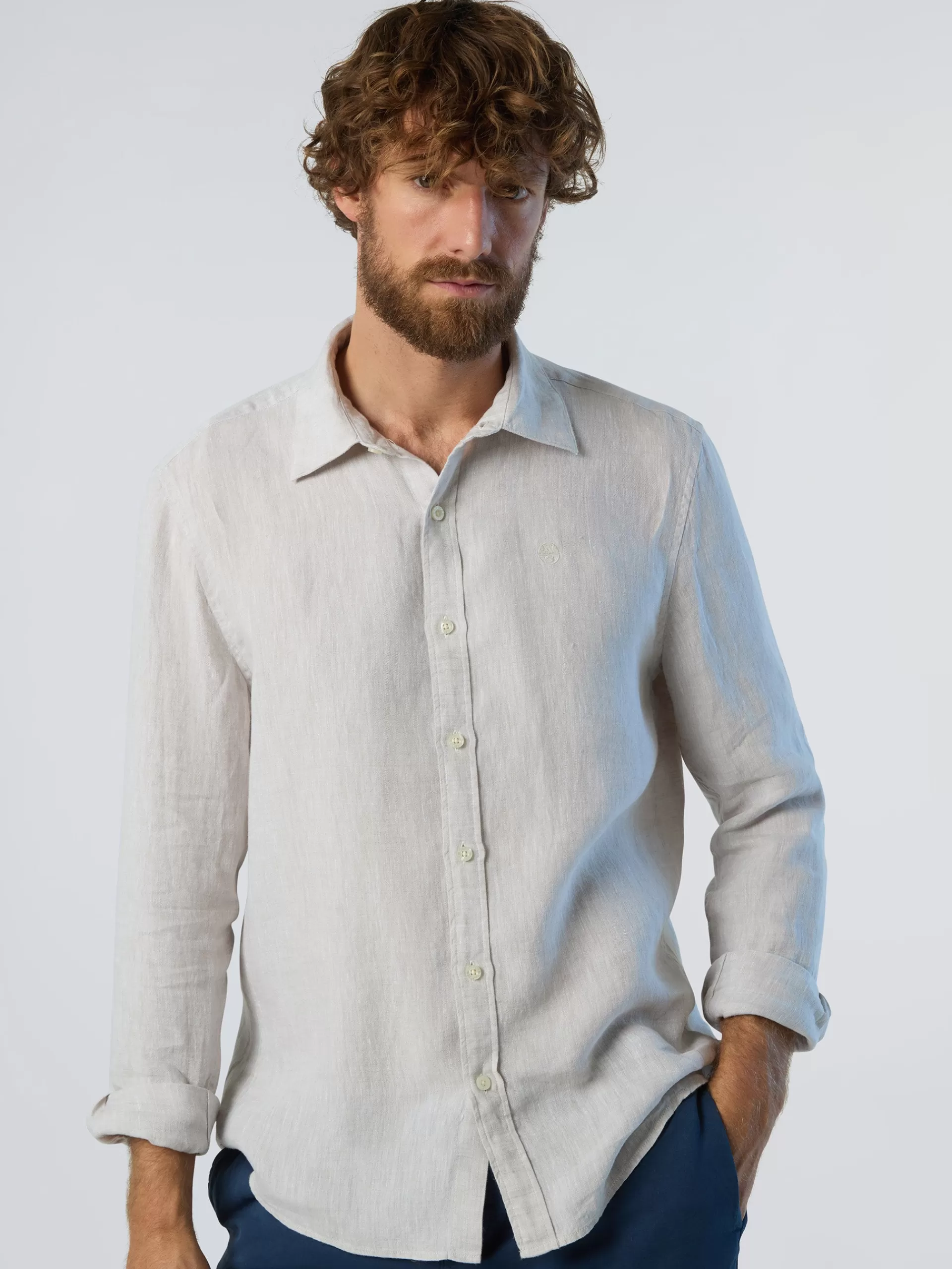 North Sails 'Long-sleeved Linen Shirt^ Shirts