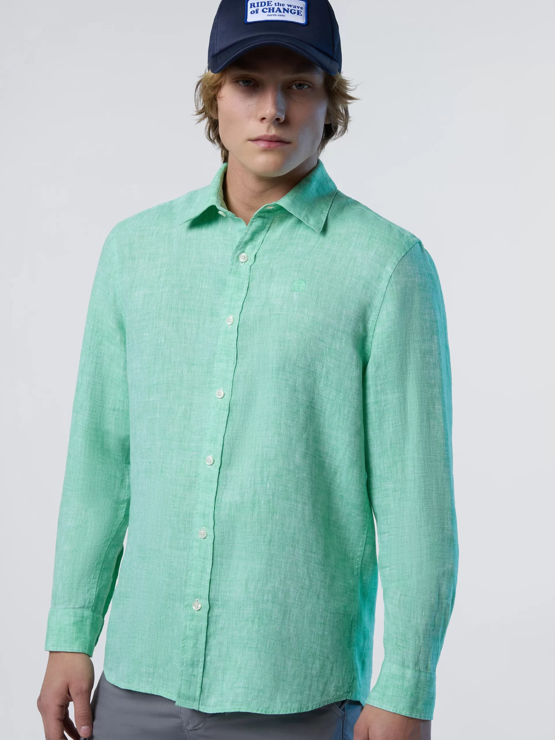 North Sails 'Long-sleeved Linen Shirt^ Shirts