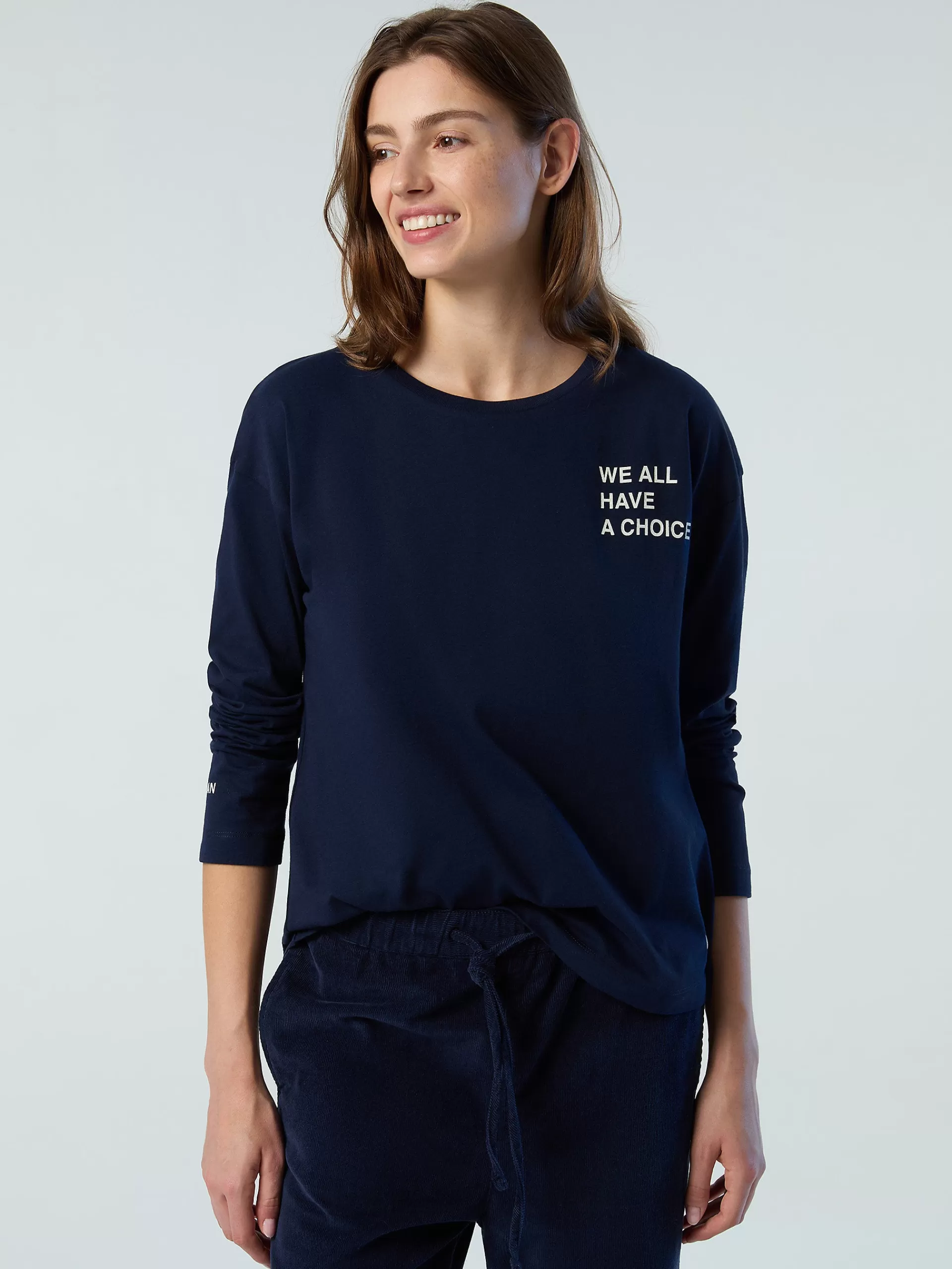 North Sails 'Long-sleeved T-shirt With Slogan Prints^Women Outlet