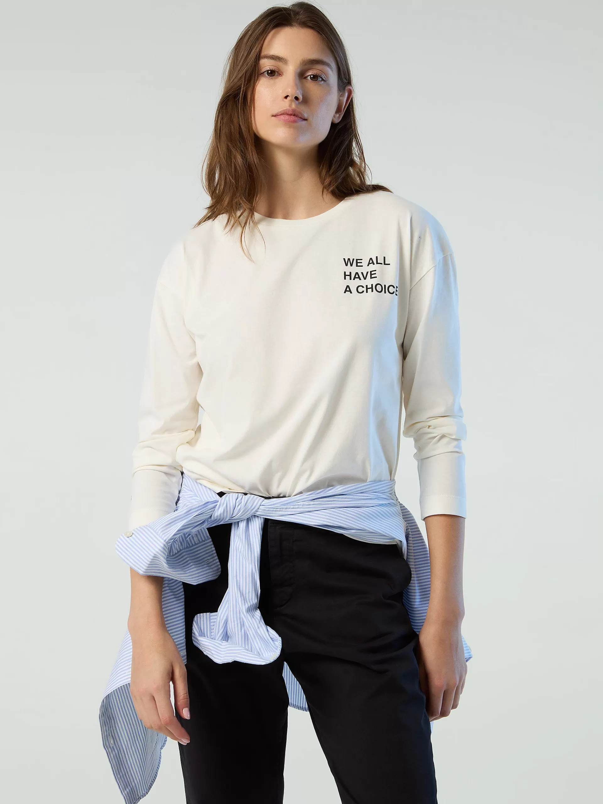 North Sails 'Long-sleeved T-shirt With Slogan Prints^Women Outlet