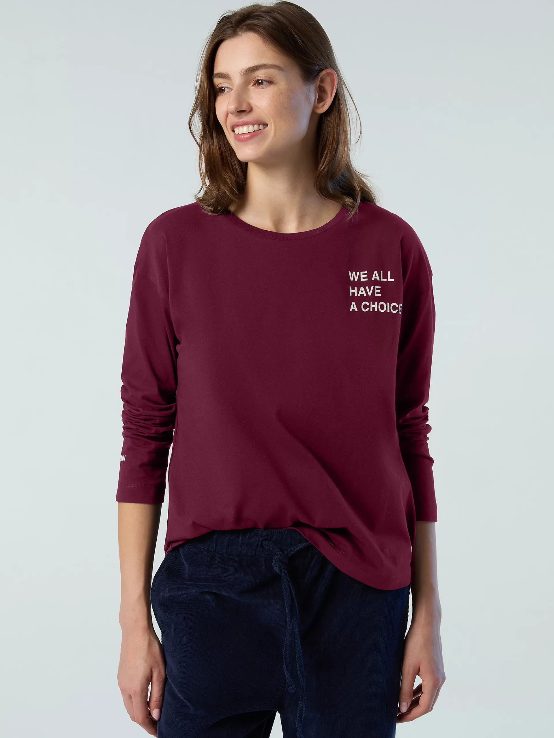 North Sails 'Long-sleeved T-shirt With Slogan Prints^Women Outlet