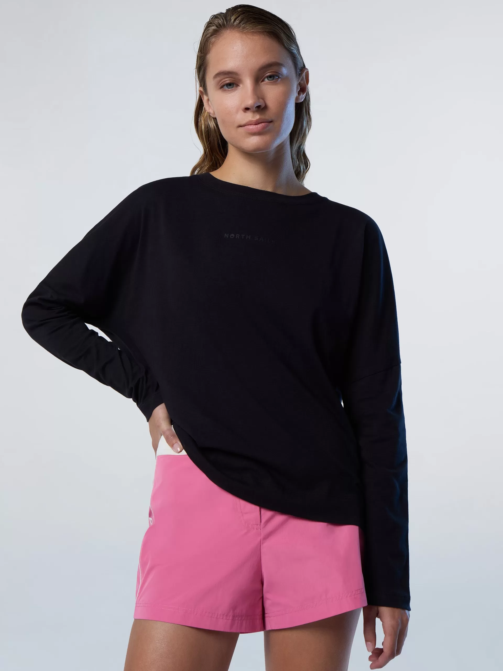 North Sails 'Long-sleeved T-shirt With Tonal Print^Women T-shirts & Tops