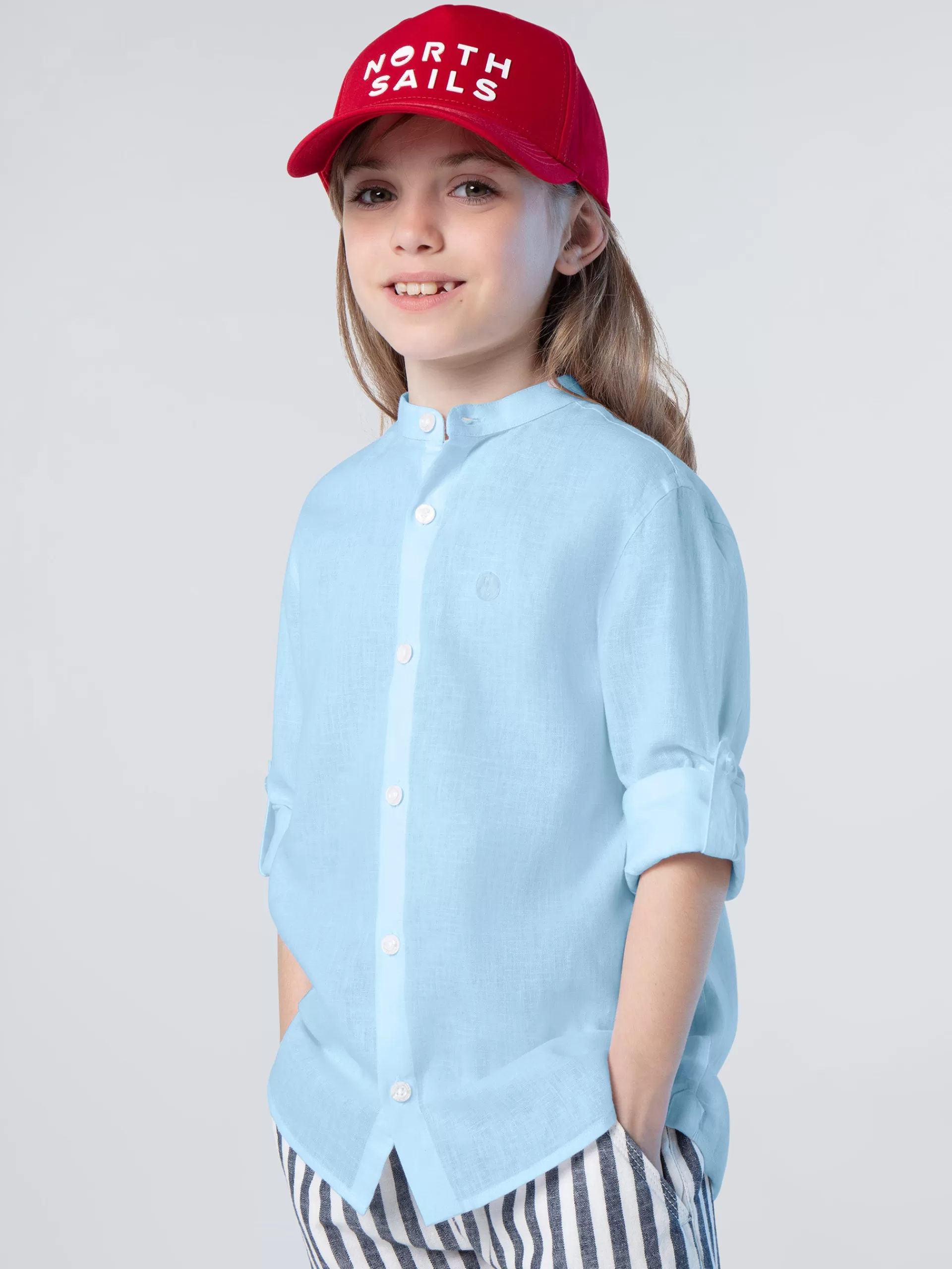 North Sails 'Mandarin Collar Shirt^Kids Shirts