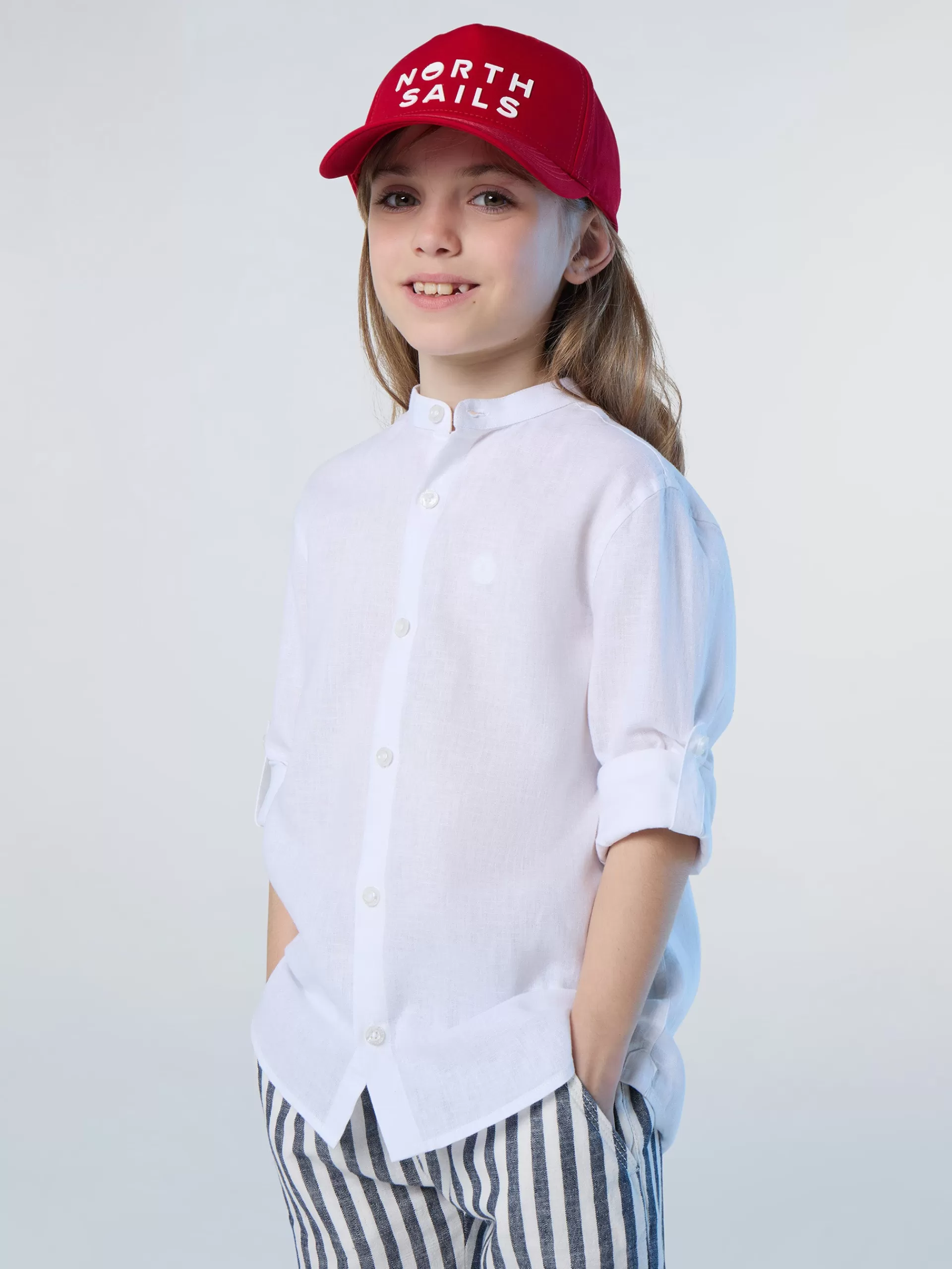 North Sails 'Mandarin Collar Shirt^Kids Shirts