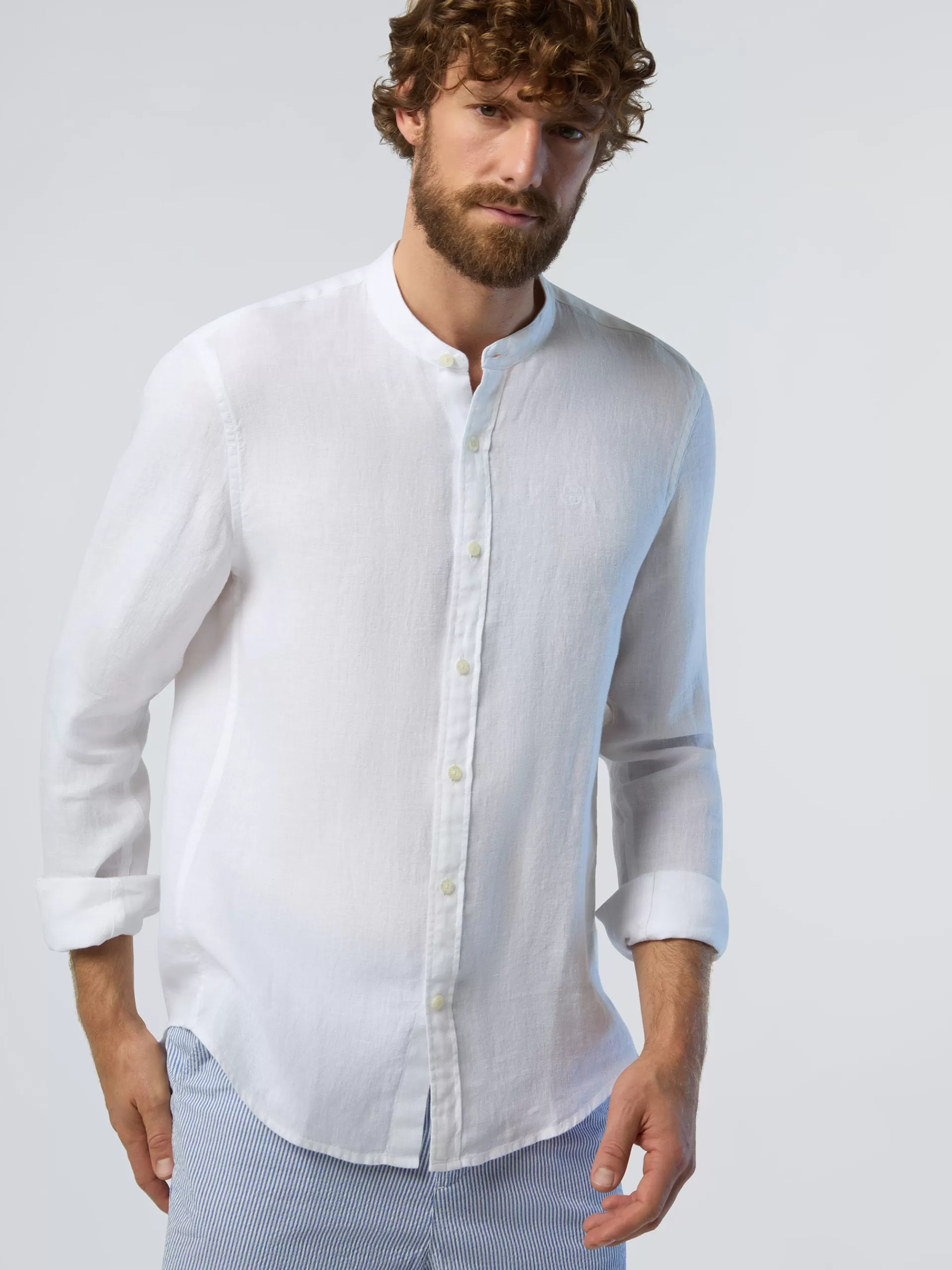 North Sails 'Mandarin Collar Shirt^ Shirts