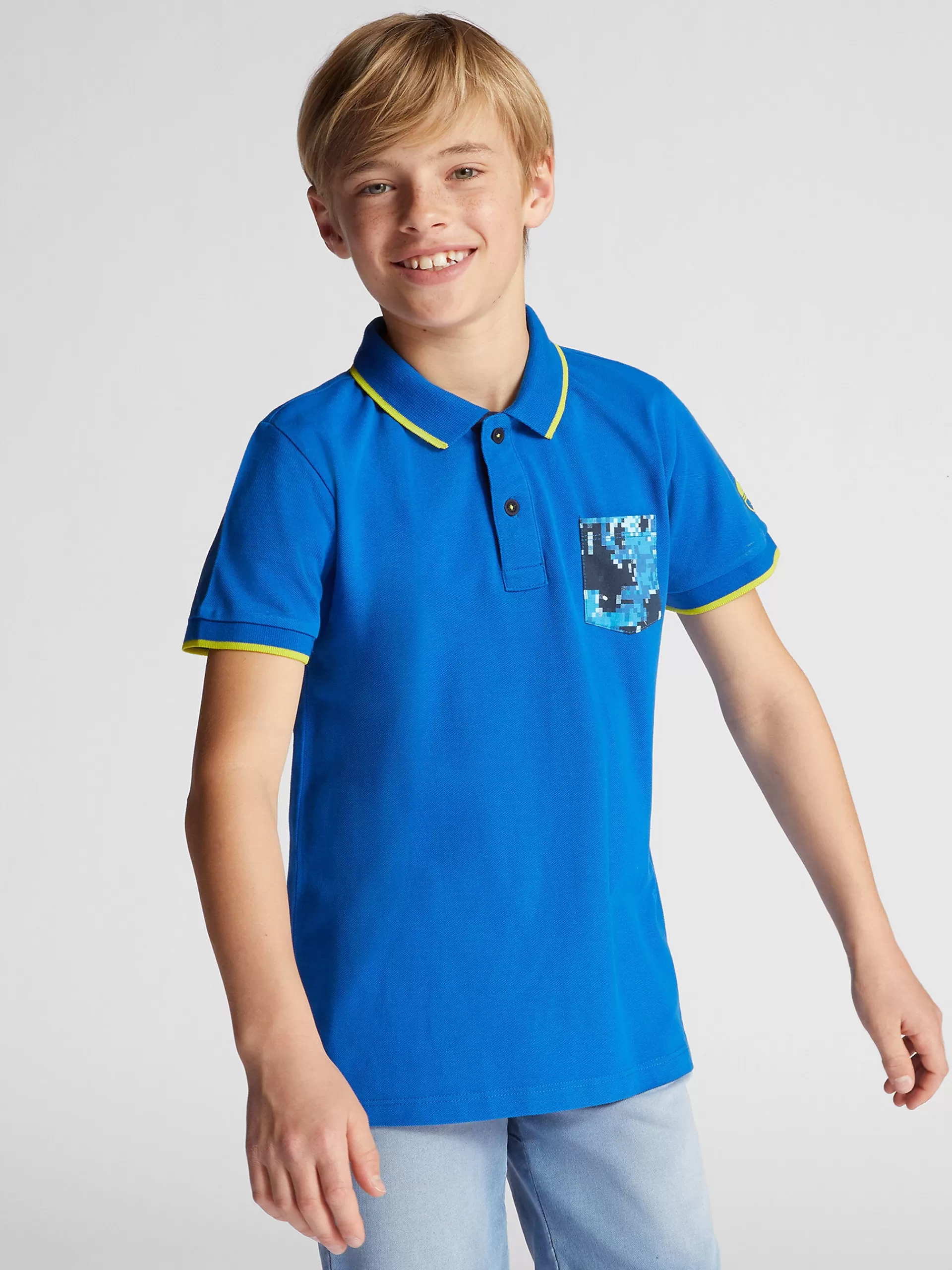 North Sails 'Pixel-print Polo Shirt^Kids Outlet