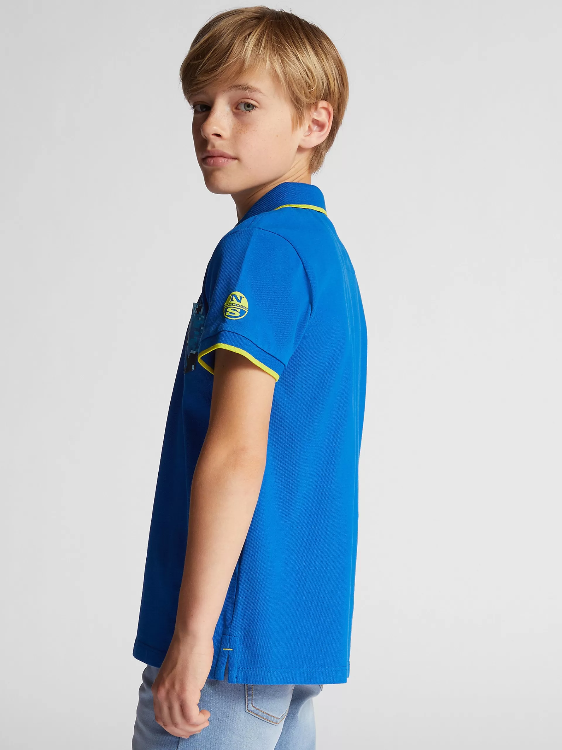 North Sails 'Pixel-print Polo Shirt^Kids Outlet