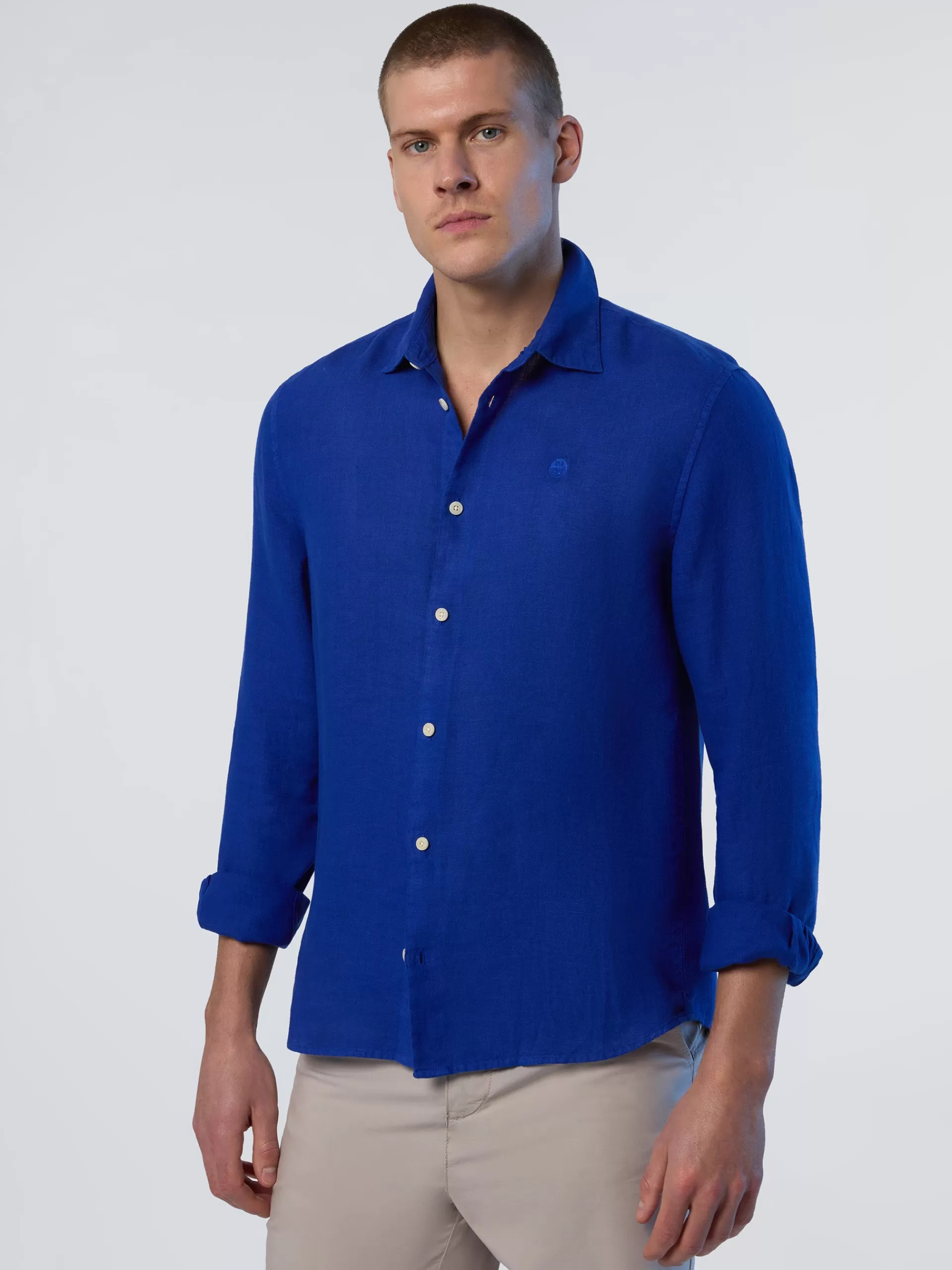 North Sails 'Plain Linen Shirt^ Shirts