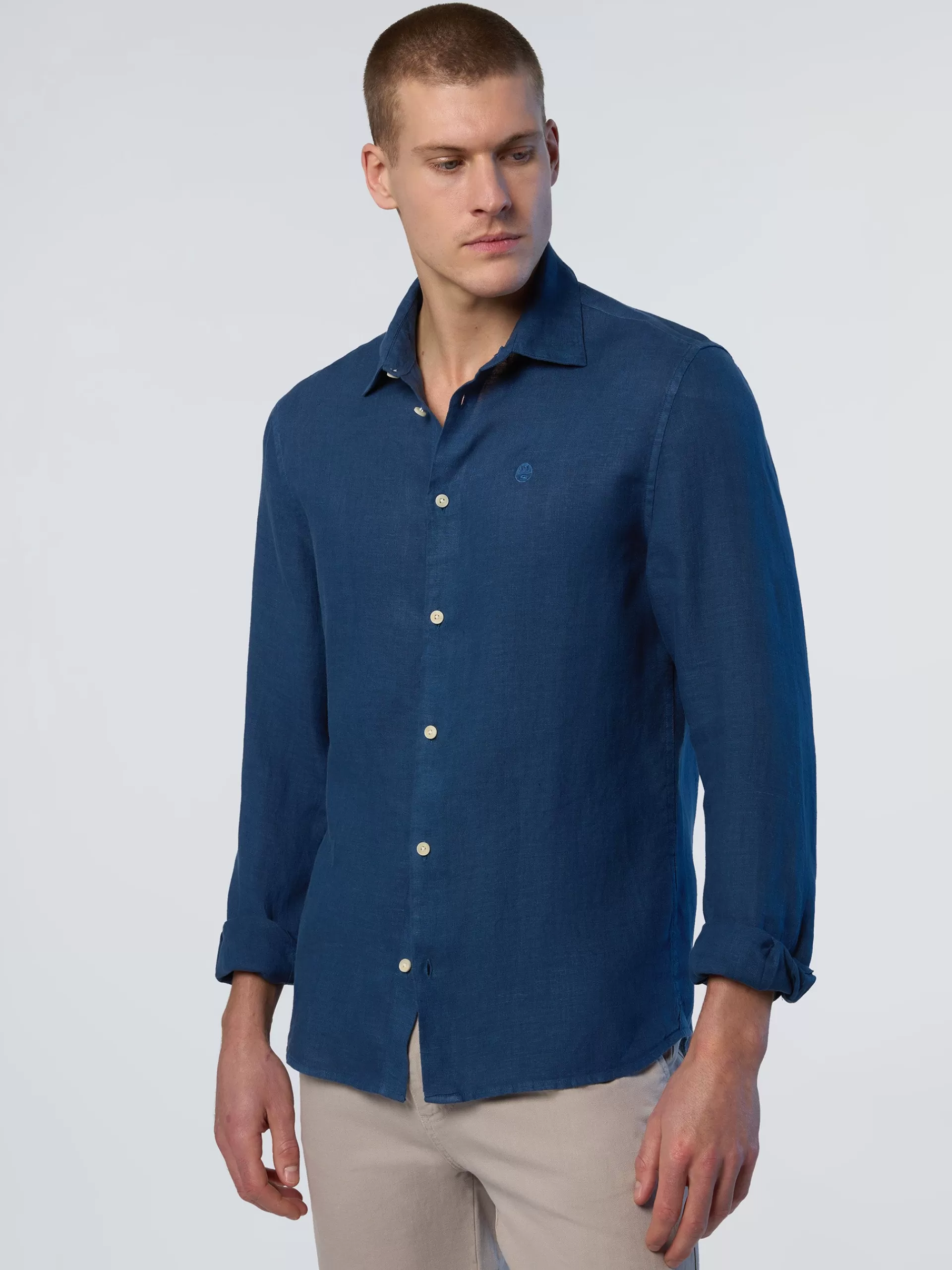 North Sails 'Plain Linen Shirt^ Shirts