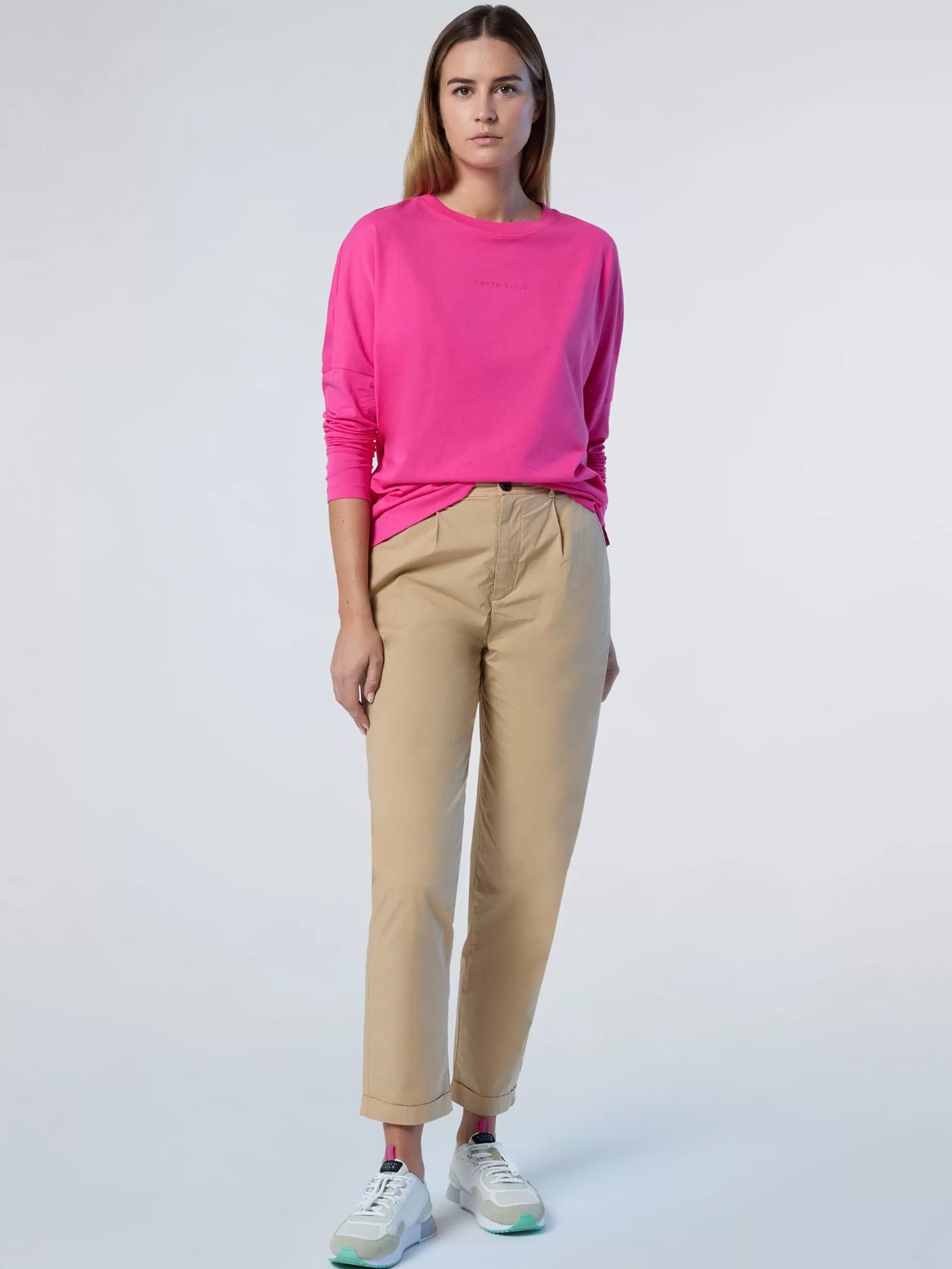 North Sails 'Pleated Gabardine Chinos^Women Trousers