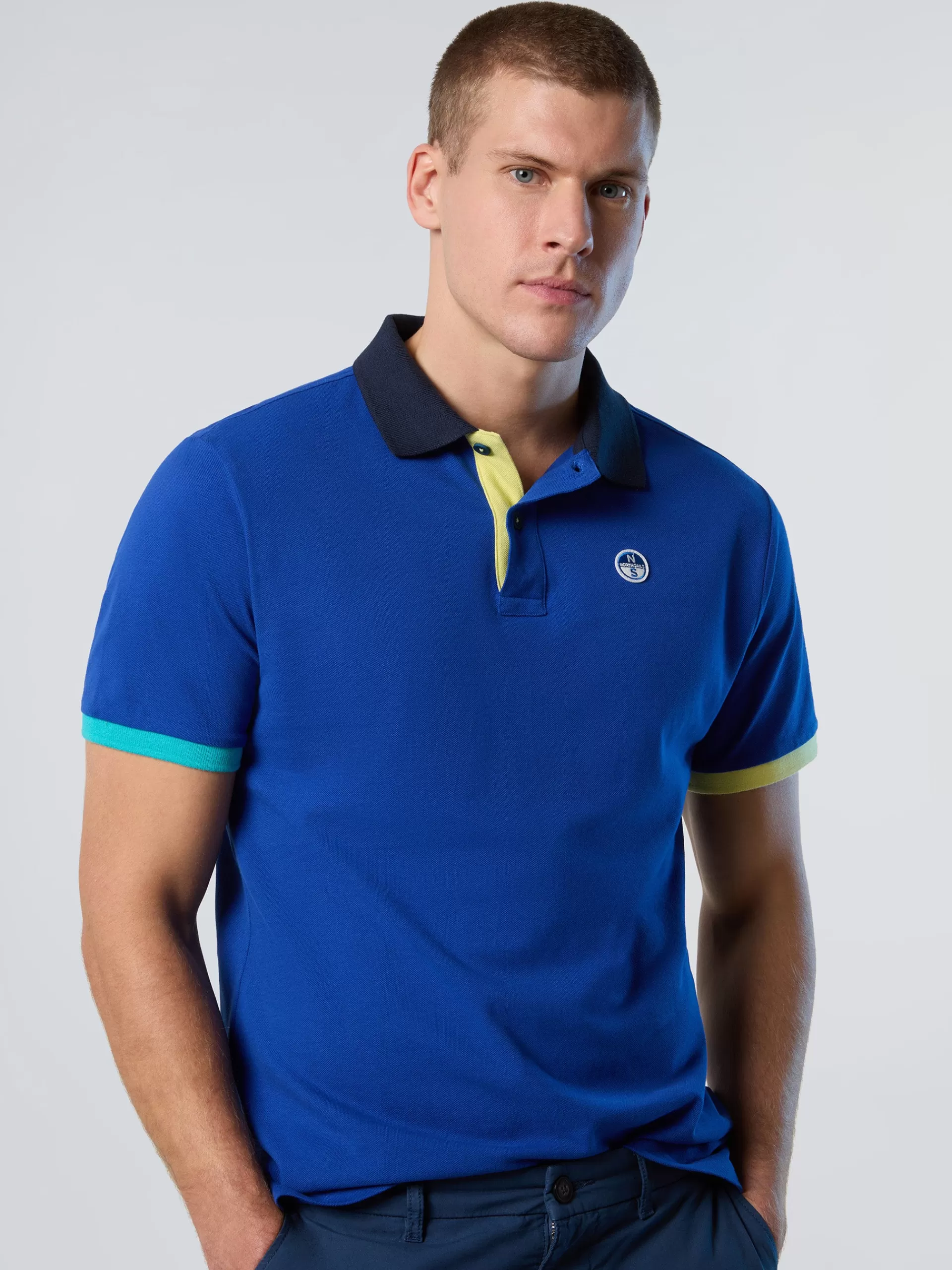 North Sails 'Polo Shirt With Collar Lettering^ Polo Shirts