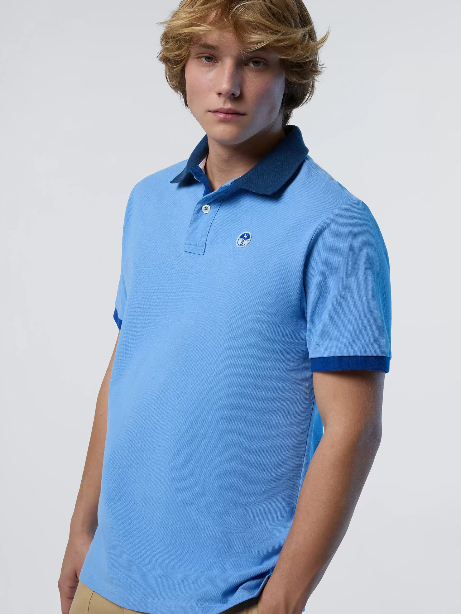 North Sails 'Polo Shirt With Collar Lettering^ Polo Shirts