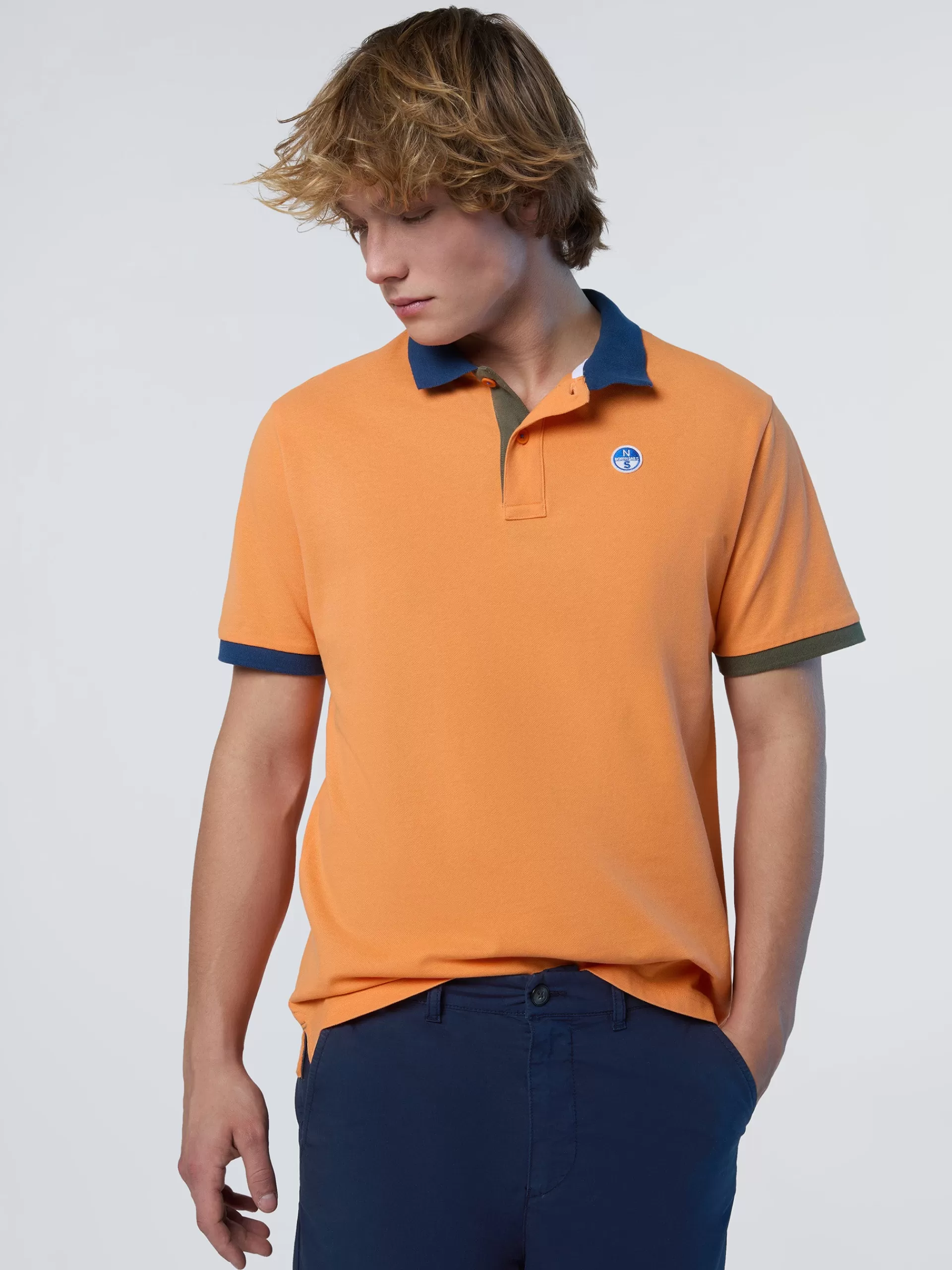 North Sails 'Polo Shirt With Collar Lettering^ Polo Shirts