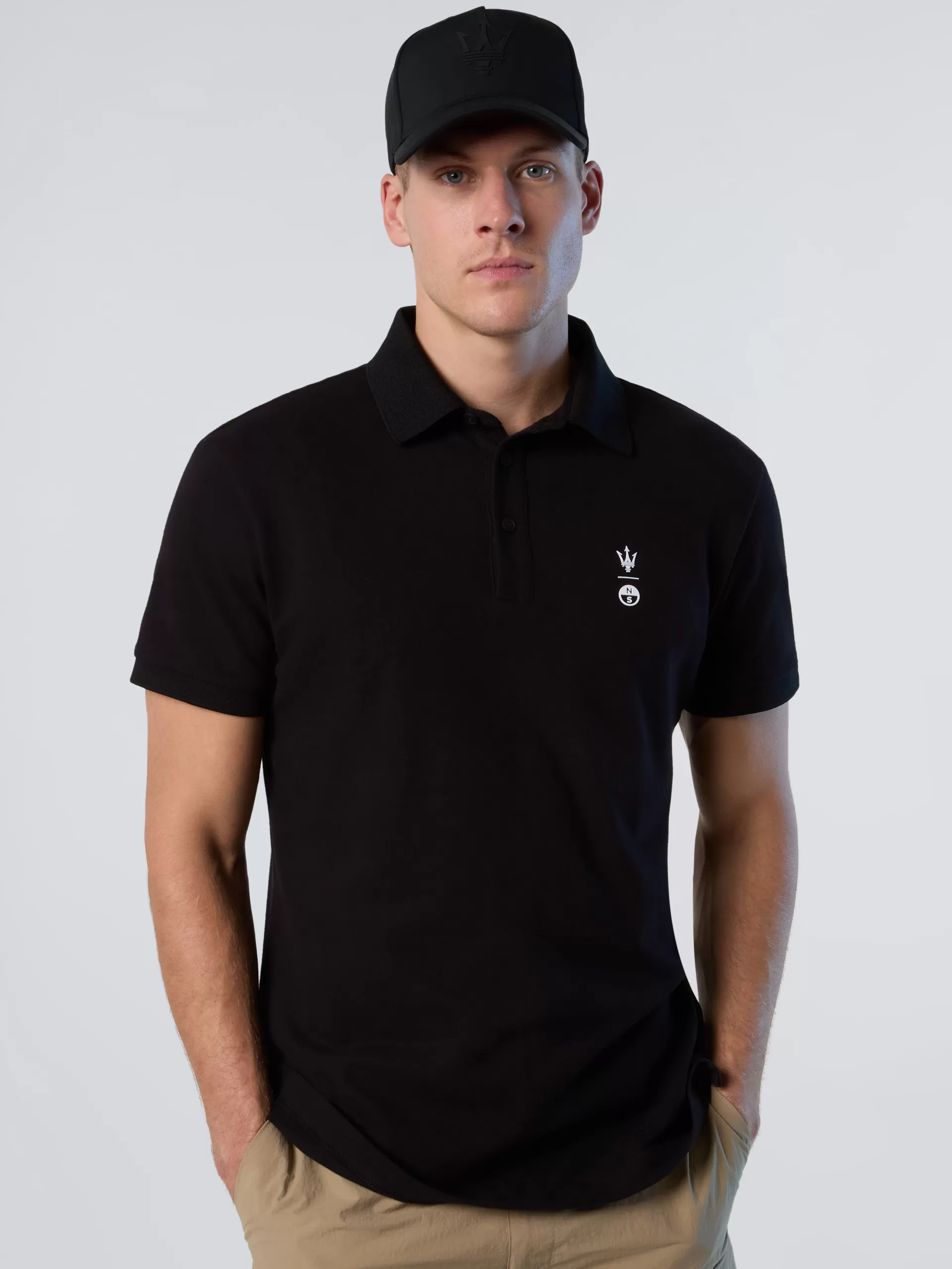 North Sails 'Polo Shirt With Collar Stripes^ Polo Shirts