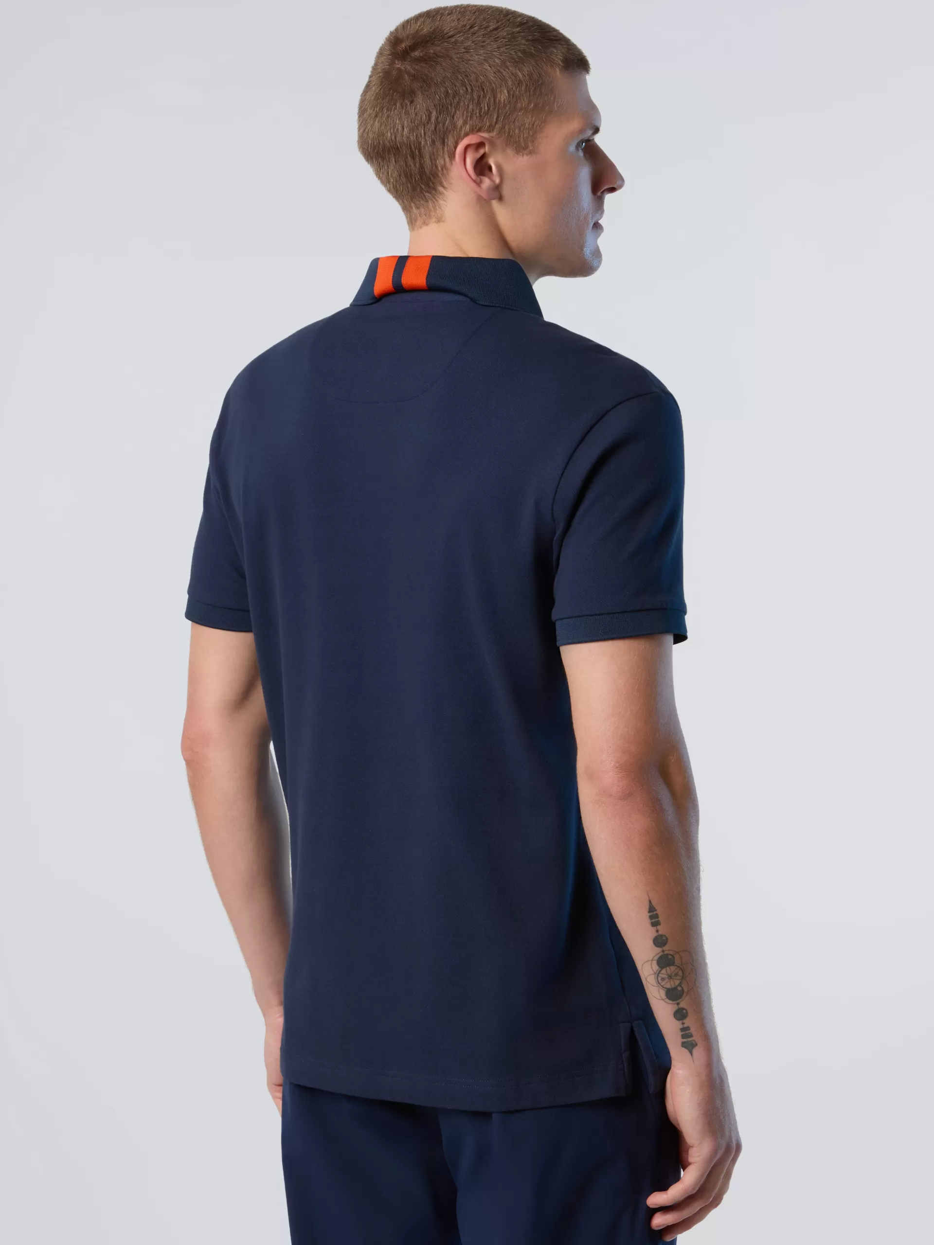 North Sails 'Polo Shirt With Collar Stripes^ Polo Shirts