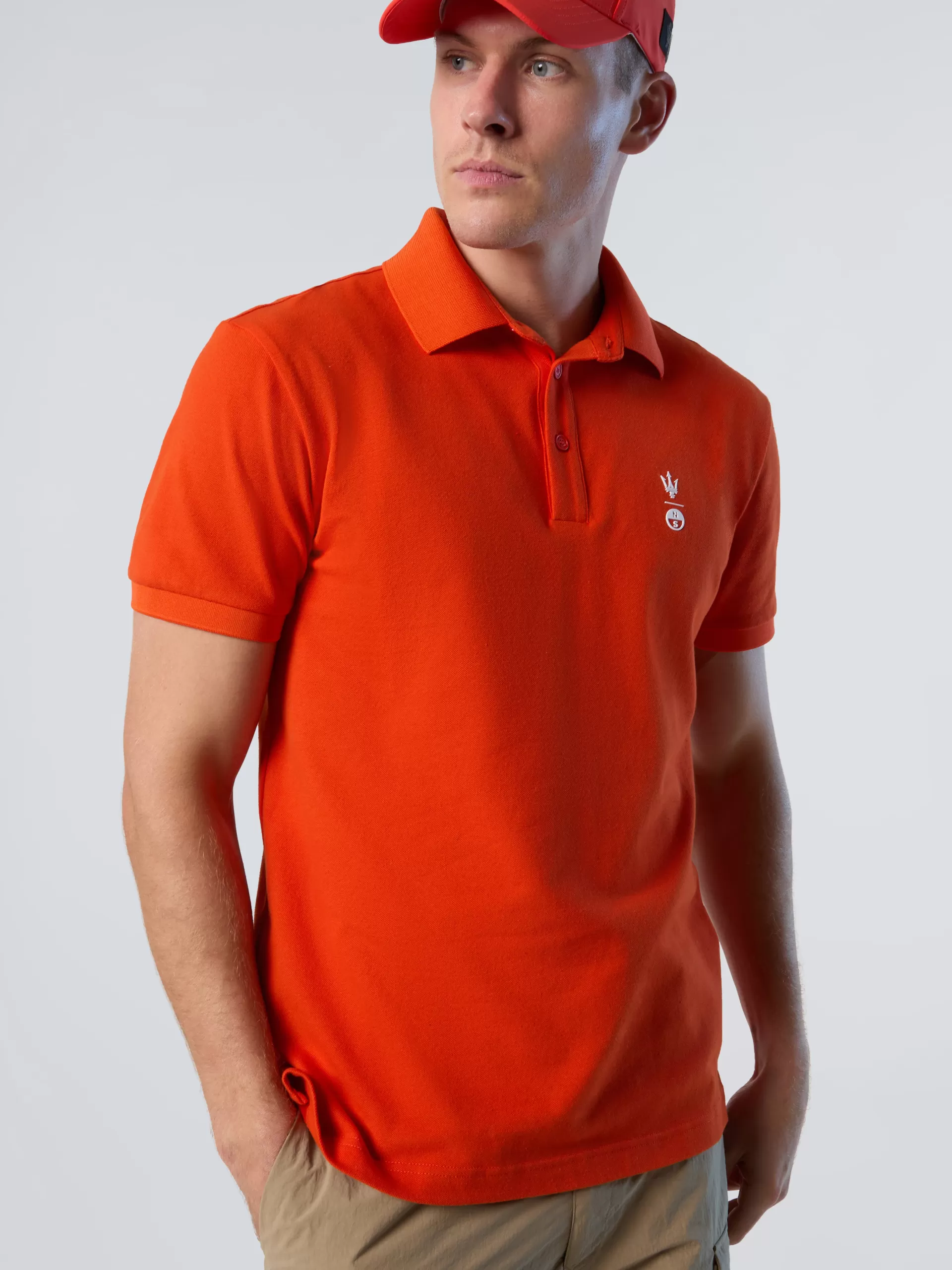 North Sails 'Polo Shirt With Collar Stripes^ Polo Shirts