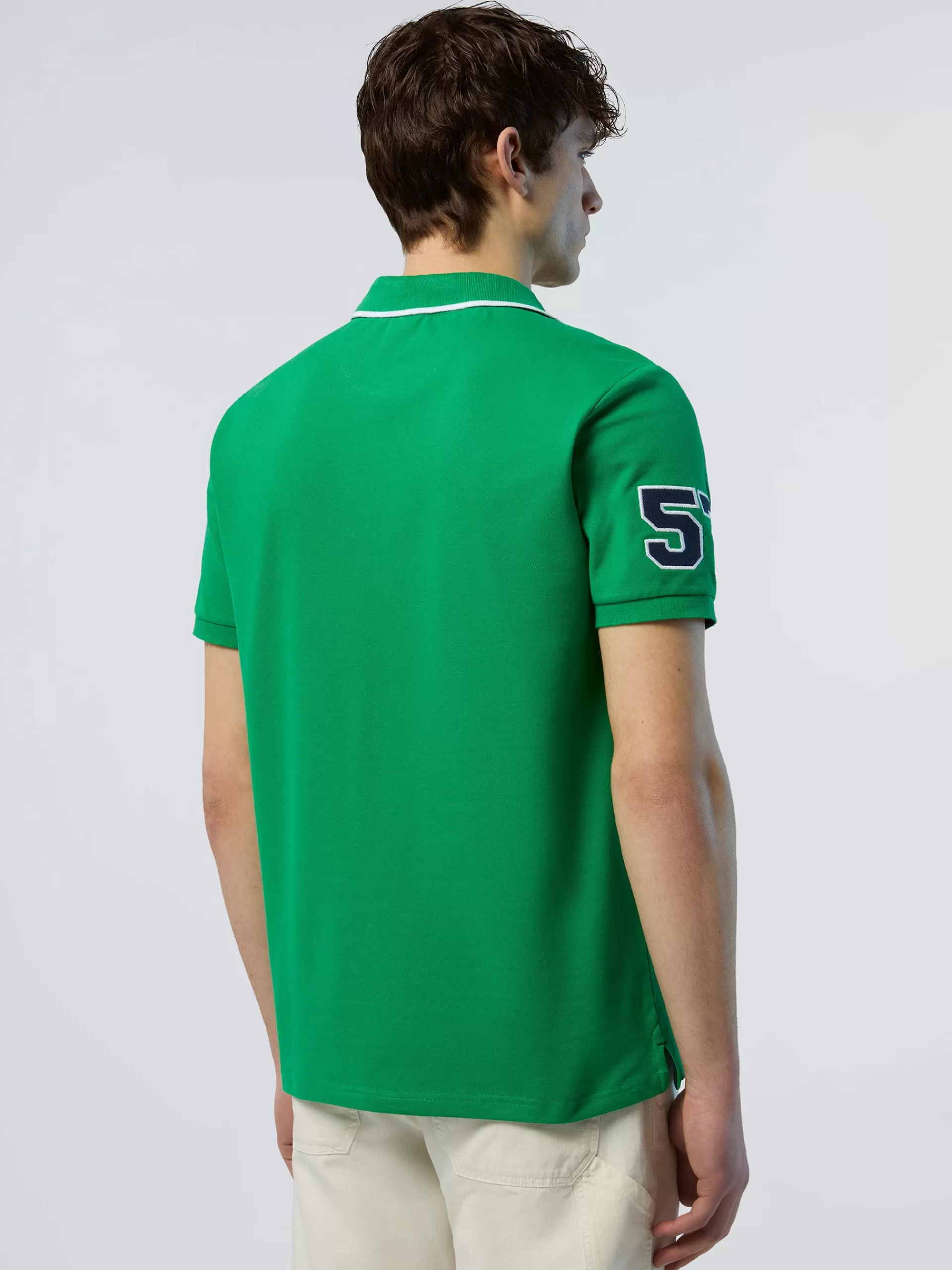 North Sails 'Polo Shirt With College Patches^ Polo Shirts