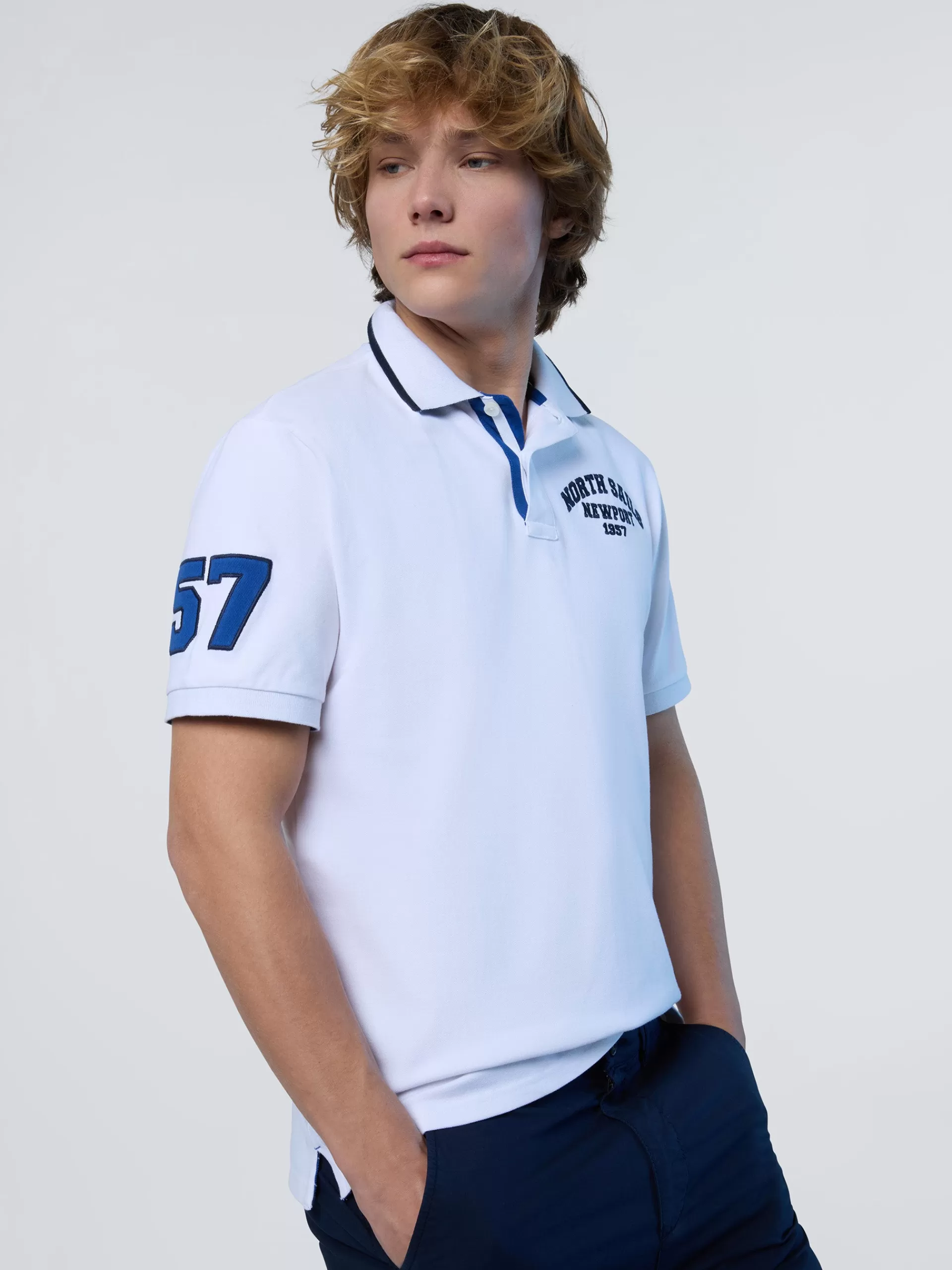 North Sails 'Polo Shirt With College Patches^ Polo Shirts