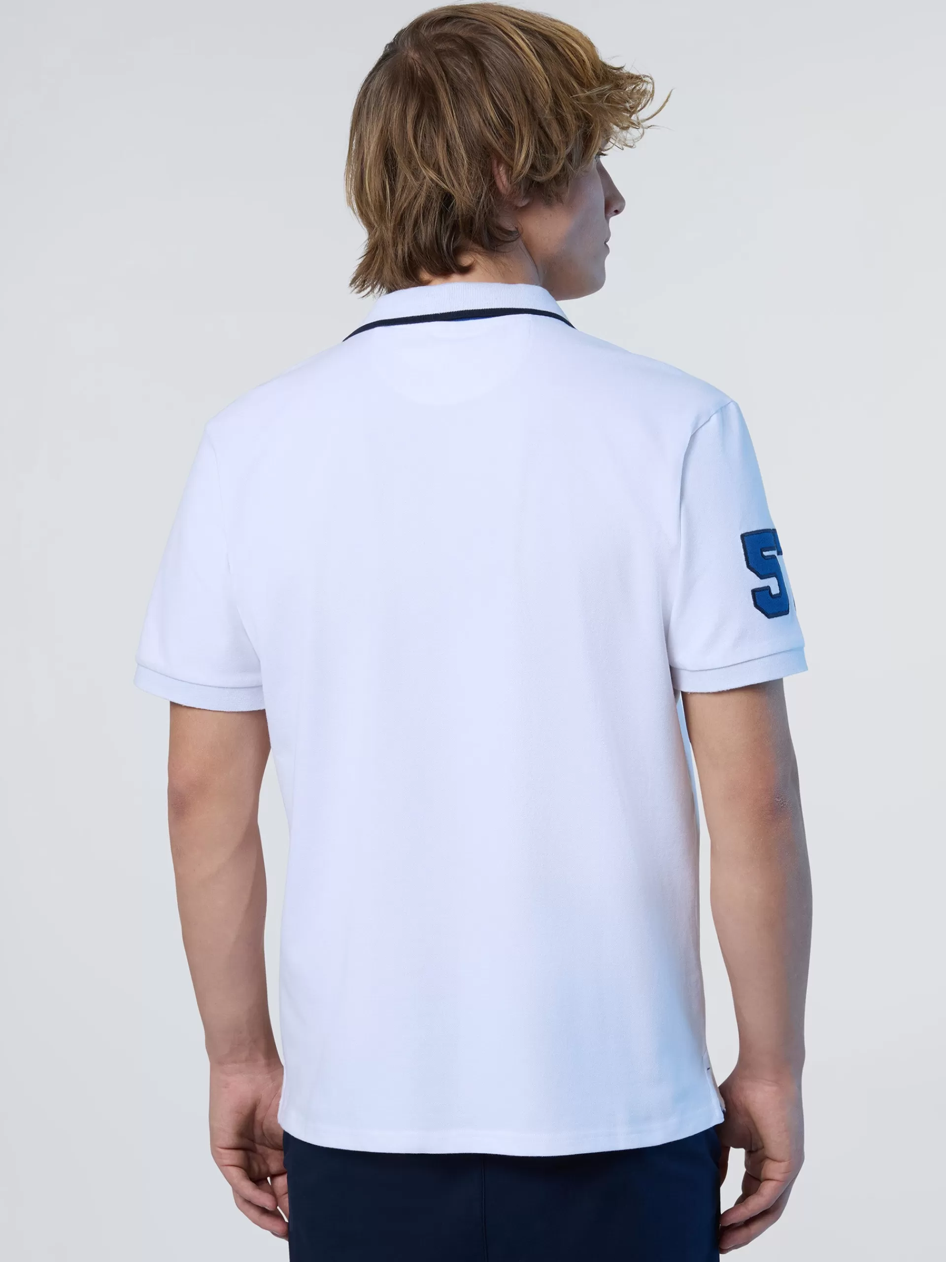 North Sails 'Polo Shirt With College Patches^ Polo Shirts