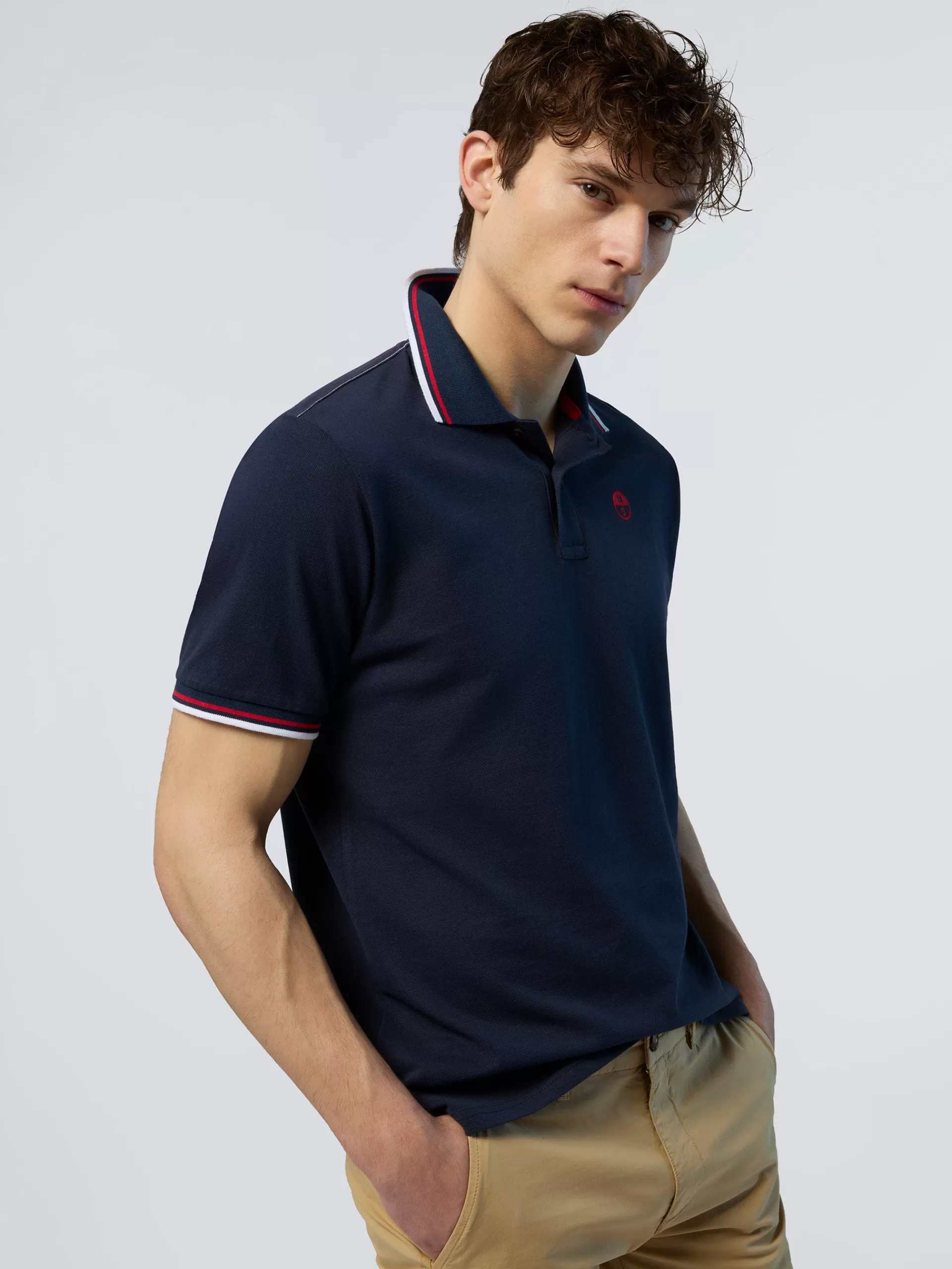 North Sails 'Polo Shirt With Embroidered Logo^ Polo Shirts