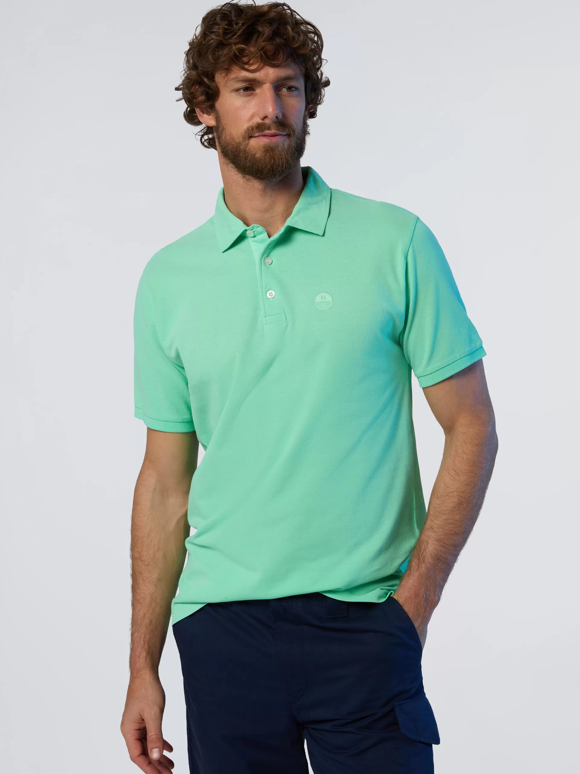 North Sails 'Polo Shirt With Embroidered Logo^ Polo Shirts