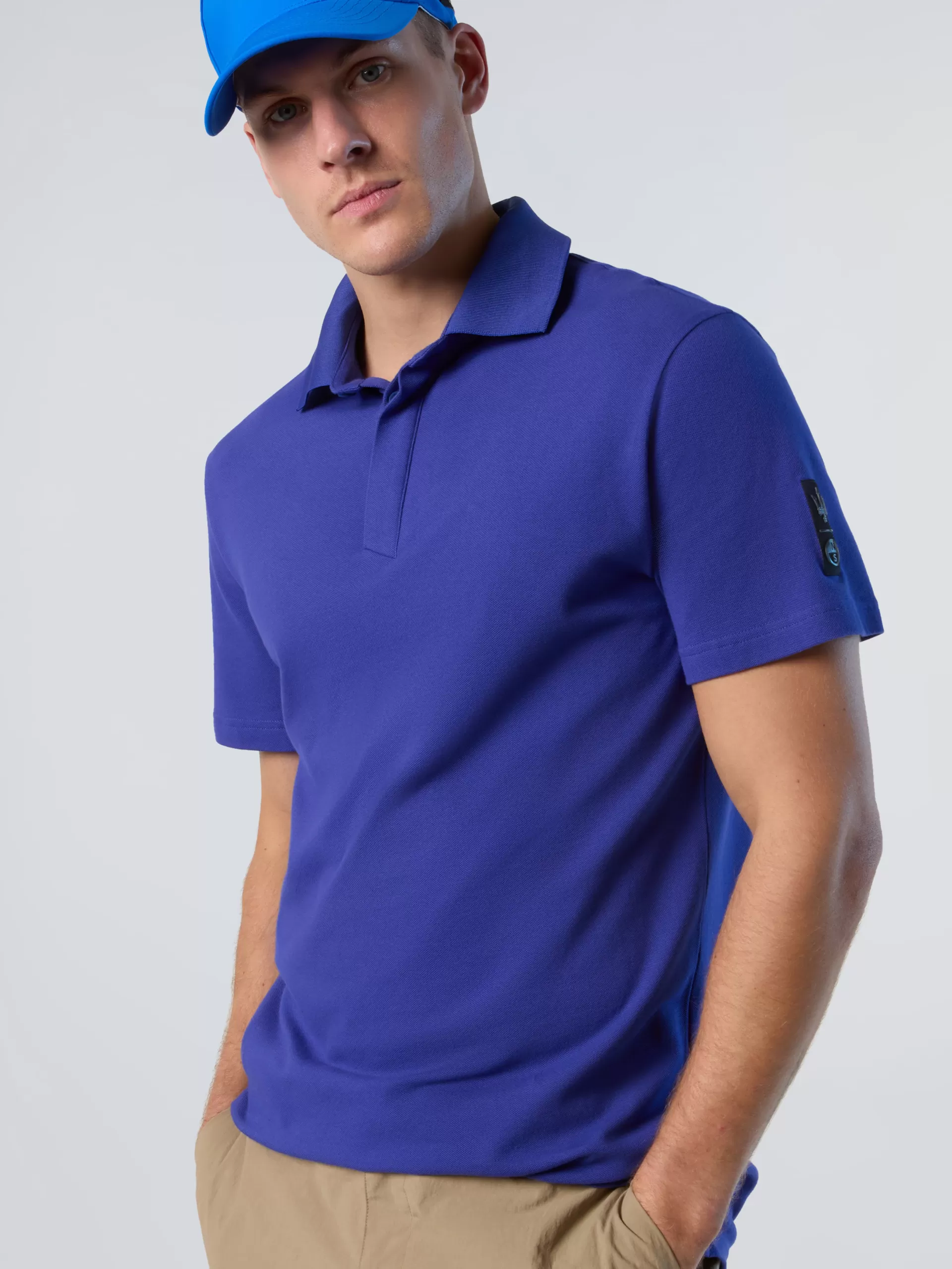 North Sails 'Polo Shirt With Hidden Placket^ Polo Shirts