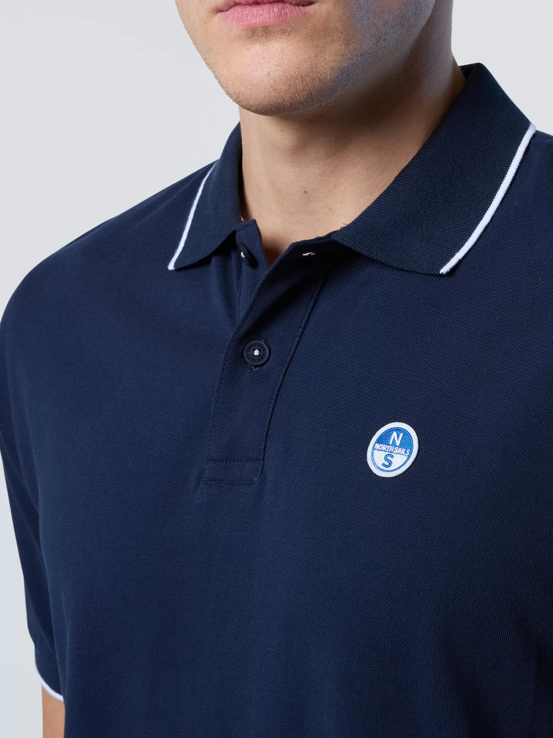 North Sails 'Polo Shirt With Logo Collar^ Polo Shirts