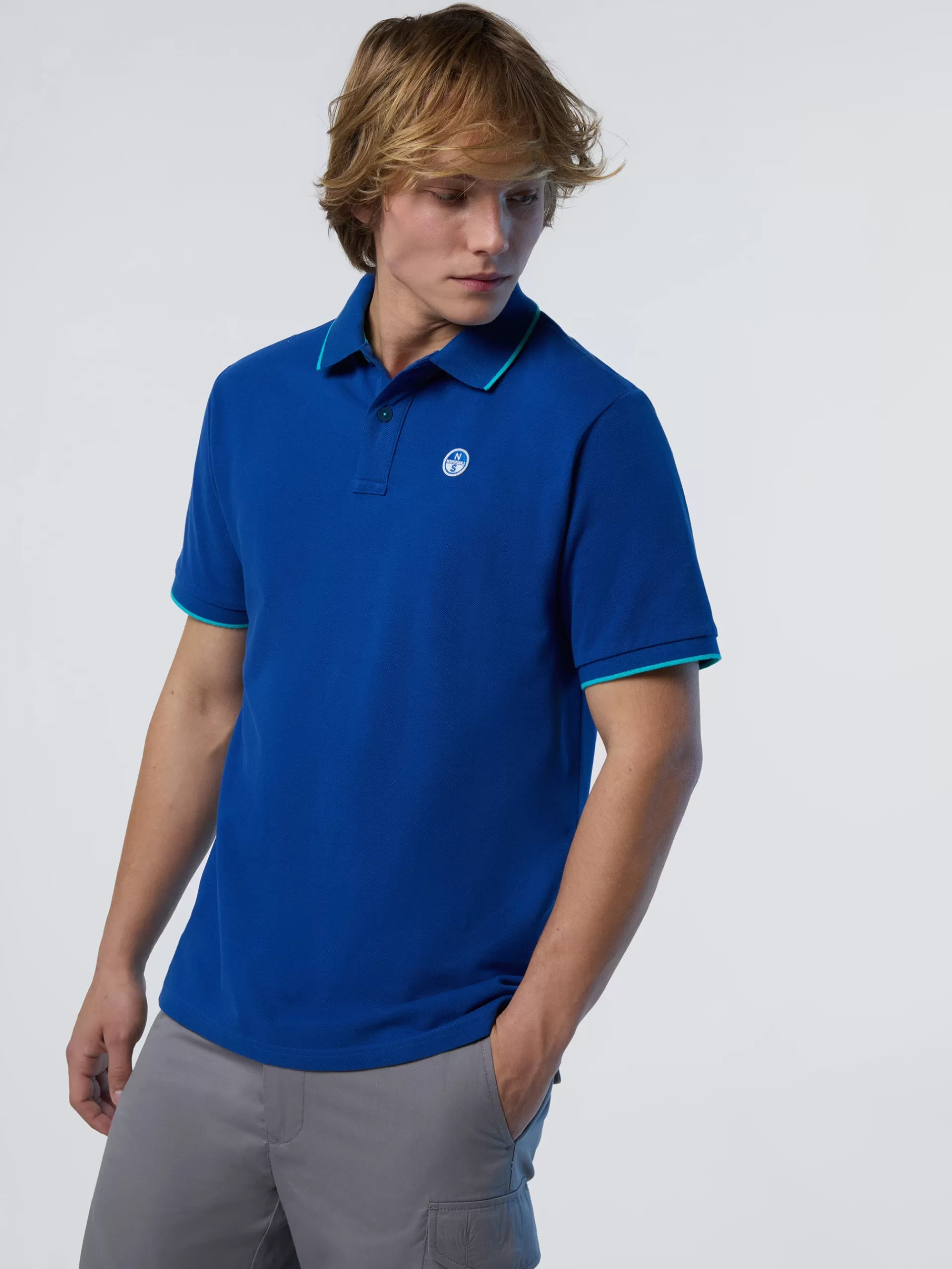 North Sails 'Polo Shirt With Logo Collar^ Polo Shirts