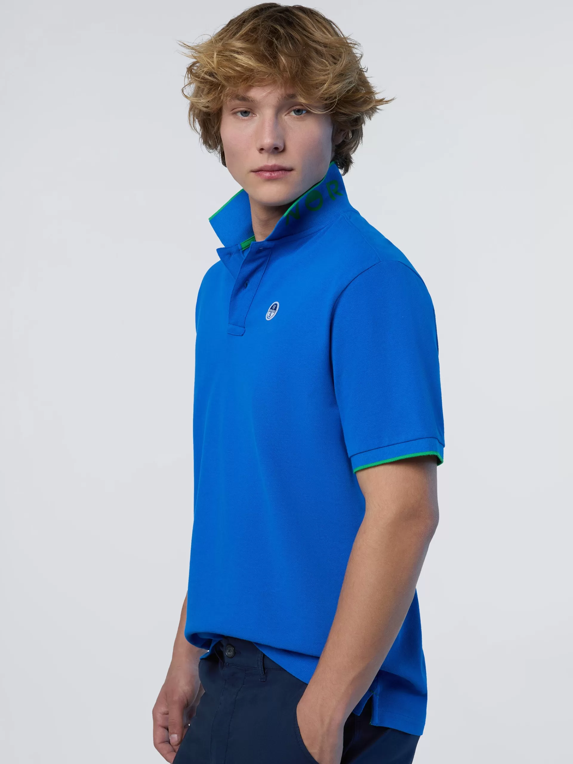 North Sails 'Polo Shirt With Logo Collar^ Polo Shirts