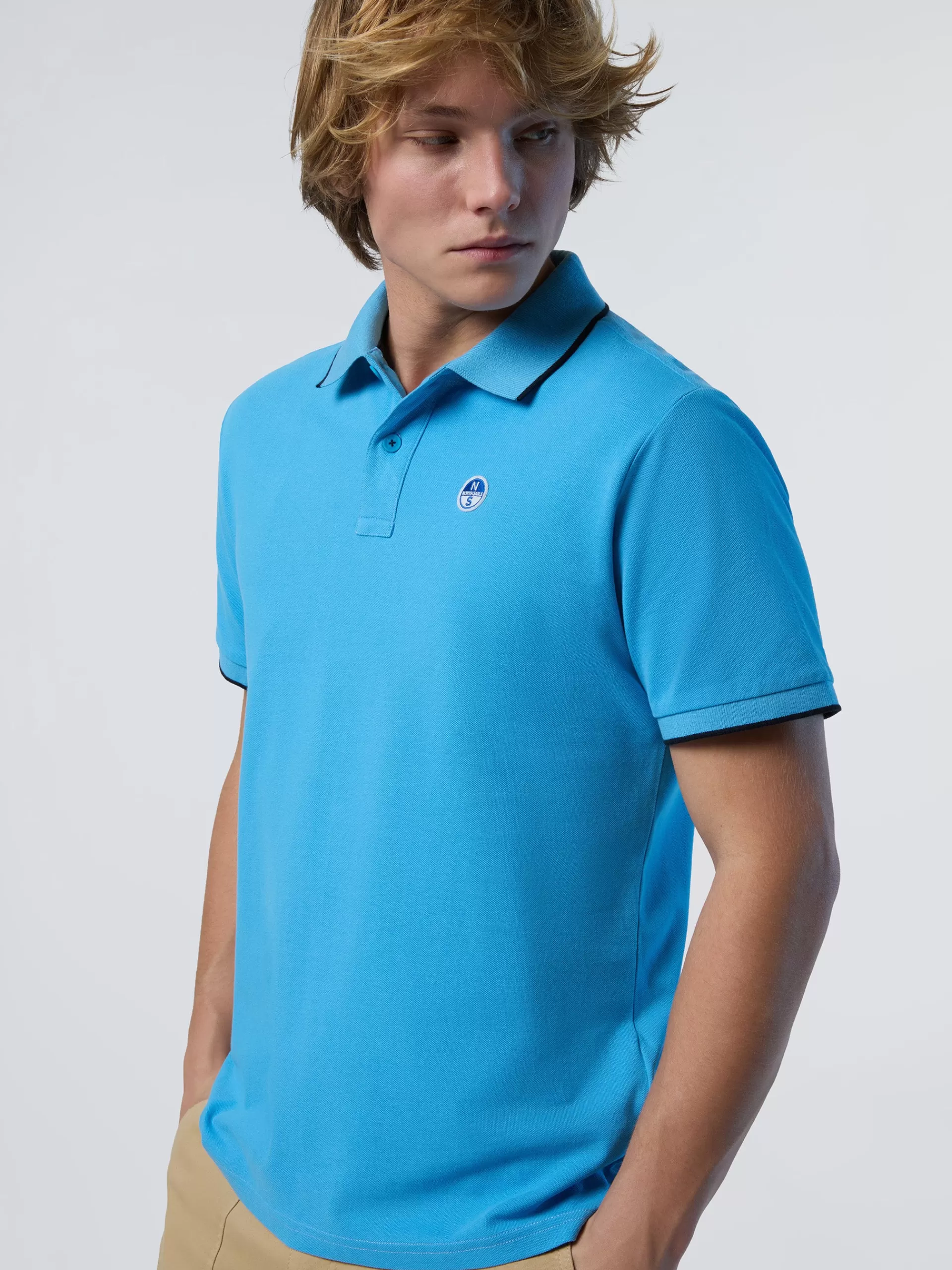 North Sails 'Polo Shirt With Logo Collar^ Polo Shirts