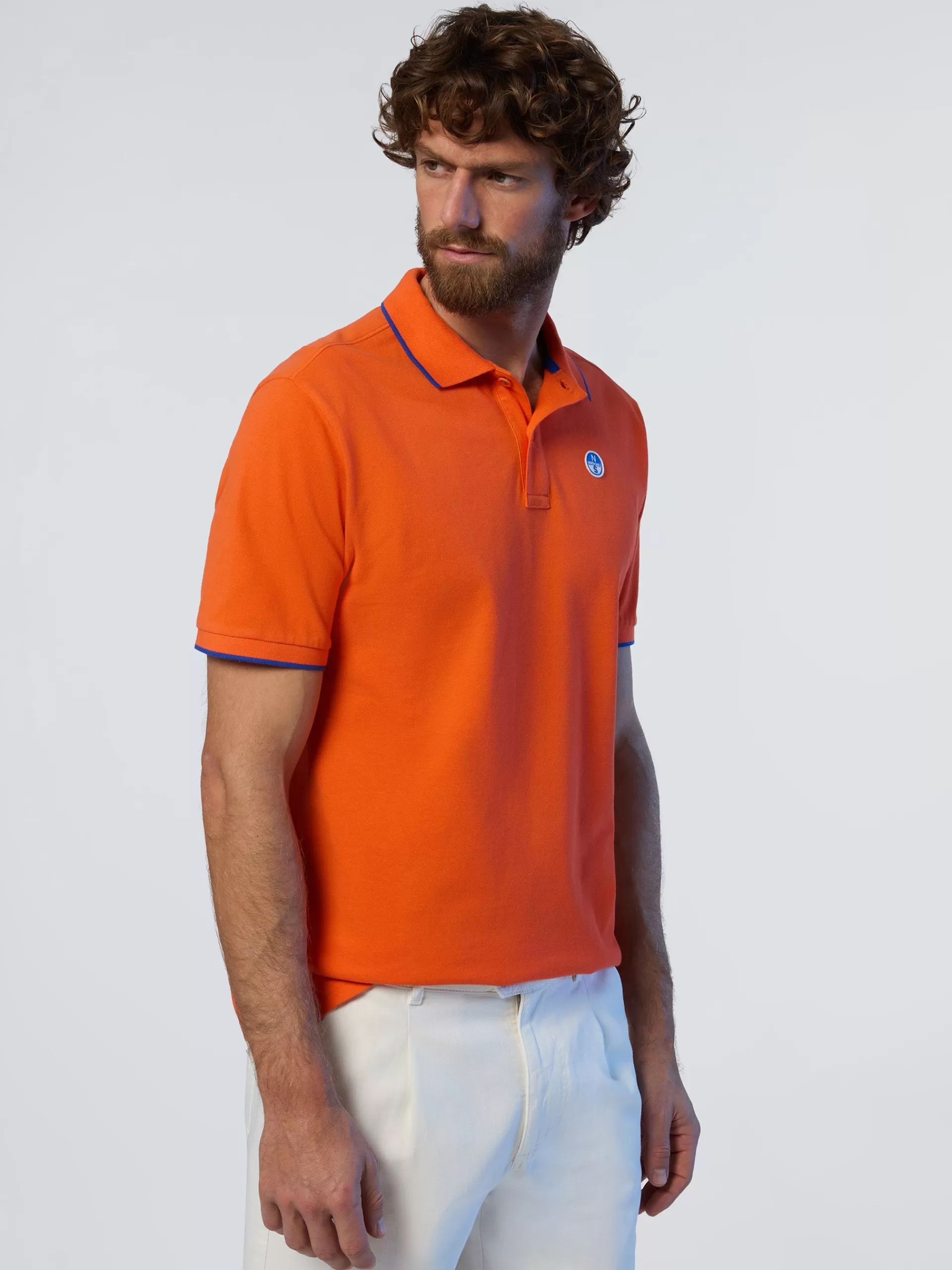 North Sails 'Polo Shirt With Logo Collar^ Polo Shirts