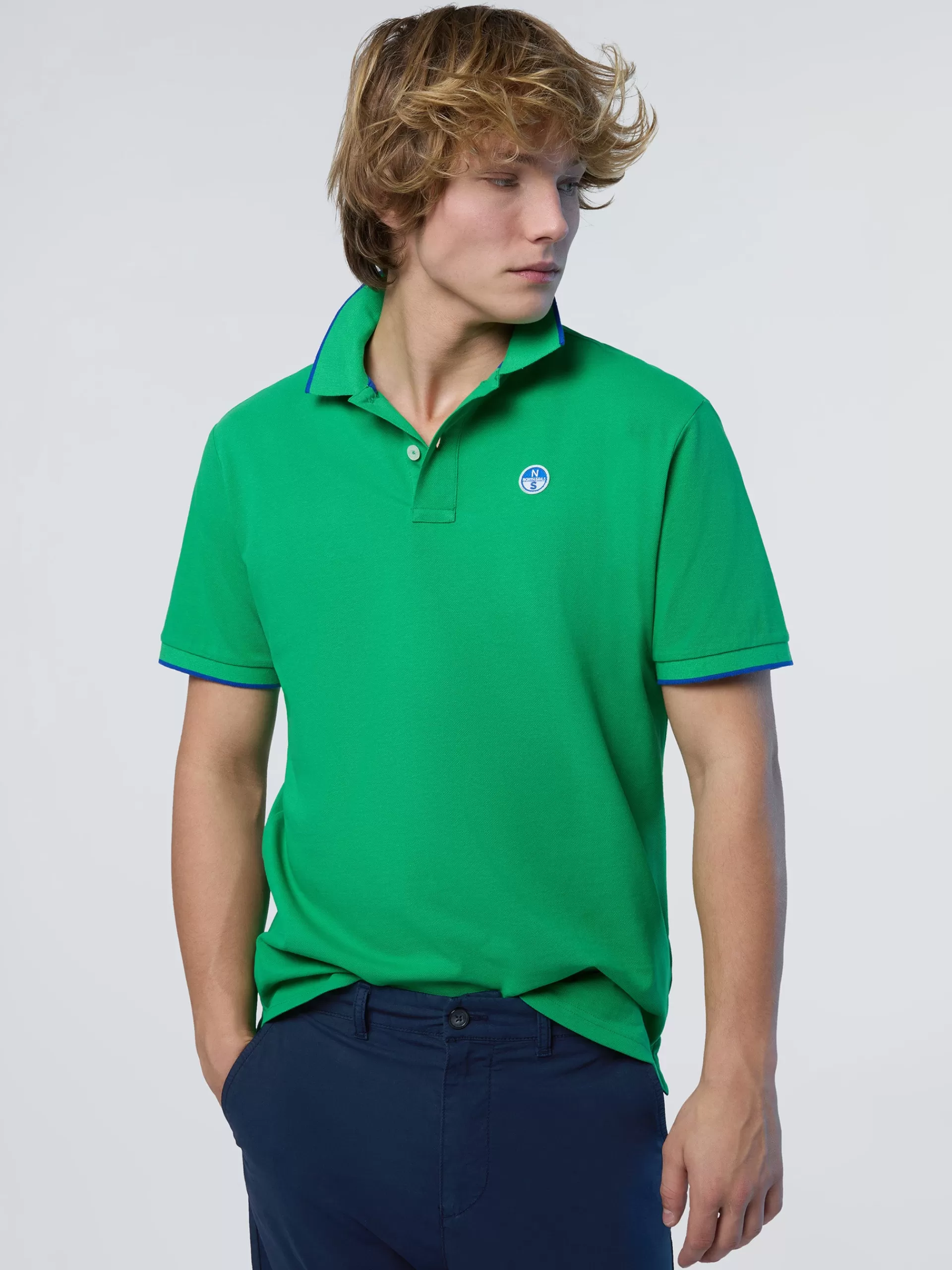 North Sails 'Polo Shirt With Logo Collar^ Polo Shirts