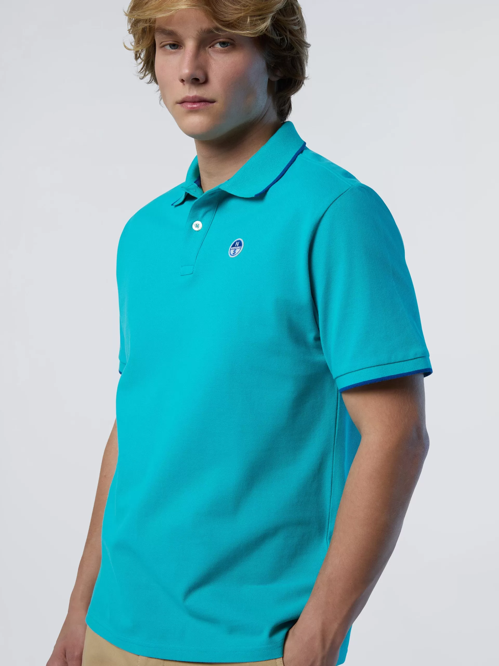 North Sails 'Polo Shirt With Logo Collar^ Polo Shirts