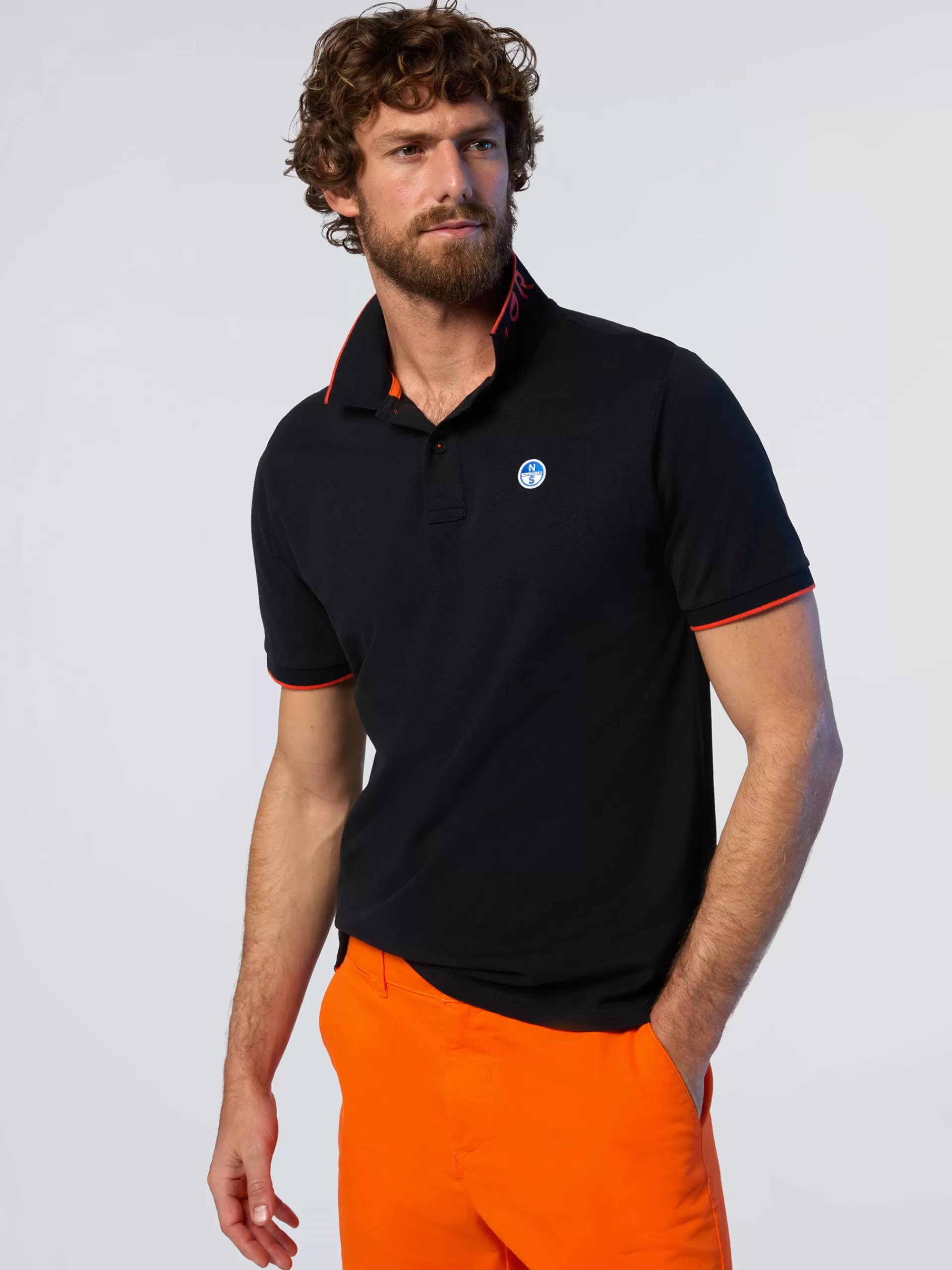 North Sails 'Polo Shirt With Logo Collar^ Polo Shirts