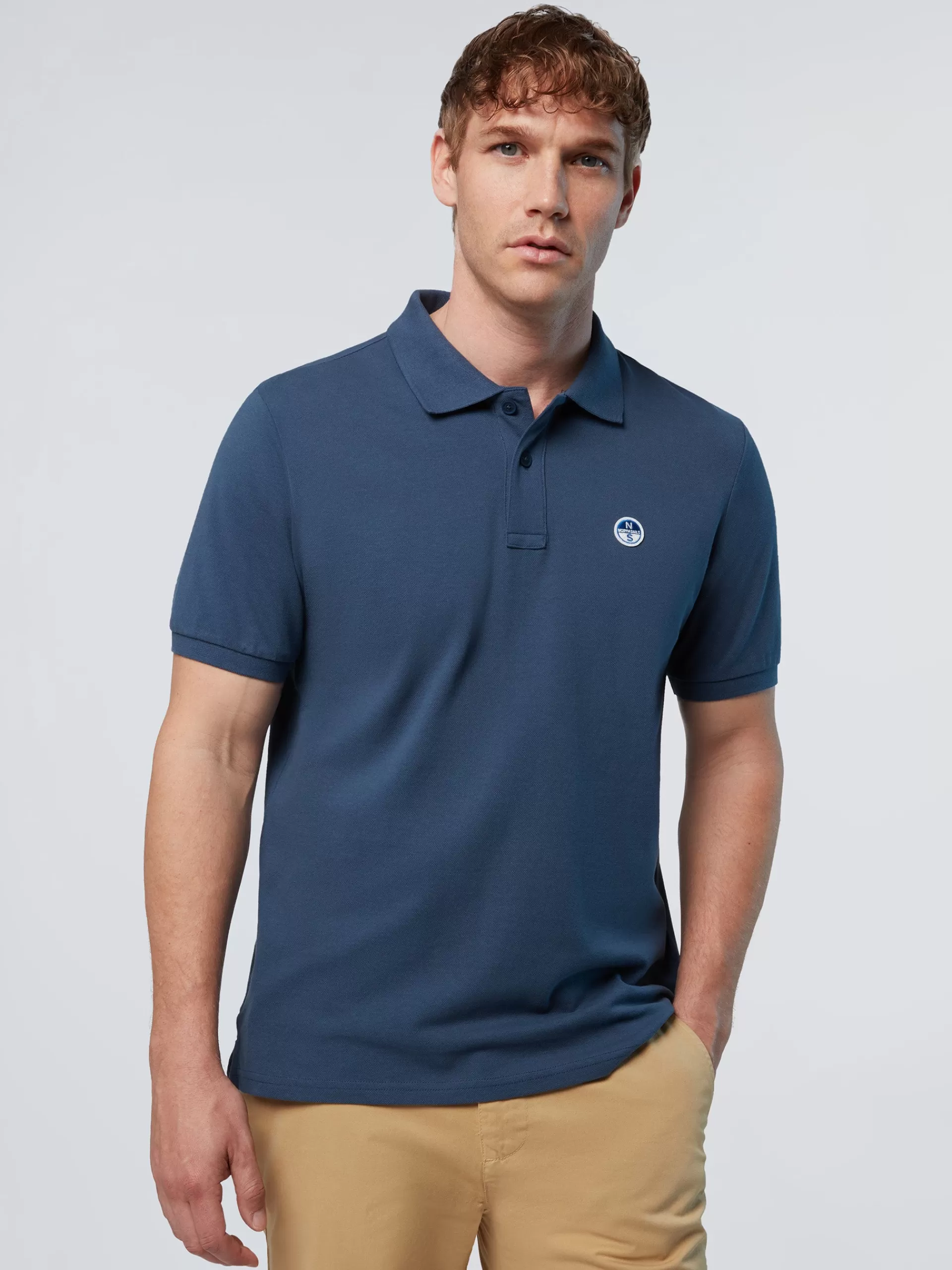 North Sails 'Polo Shirt With Logo Patch^ Polo Shirts