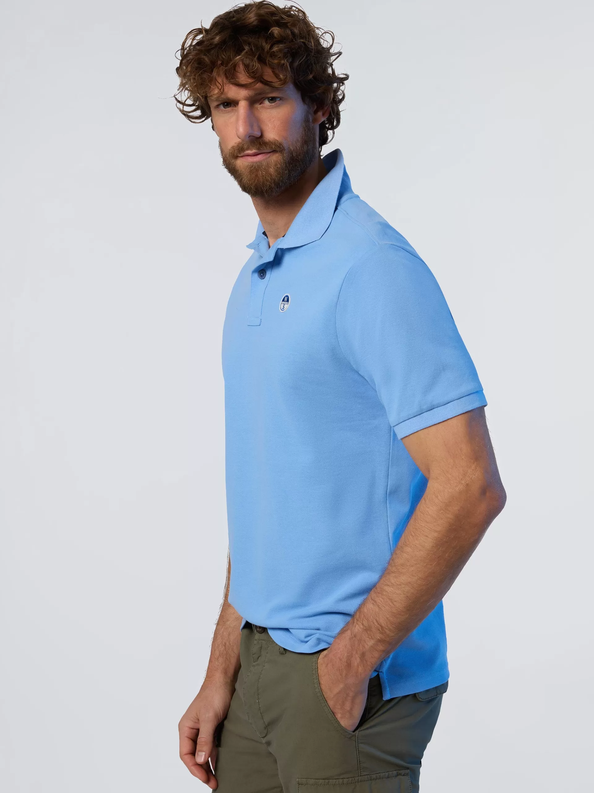 North Sails 'Polo Shirt With Logo Patch^ Polo Shirts