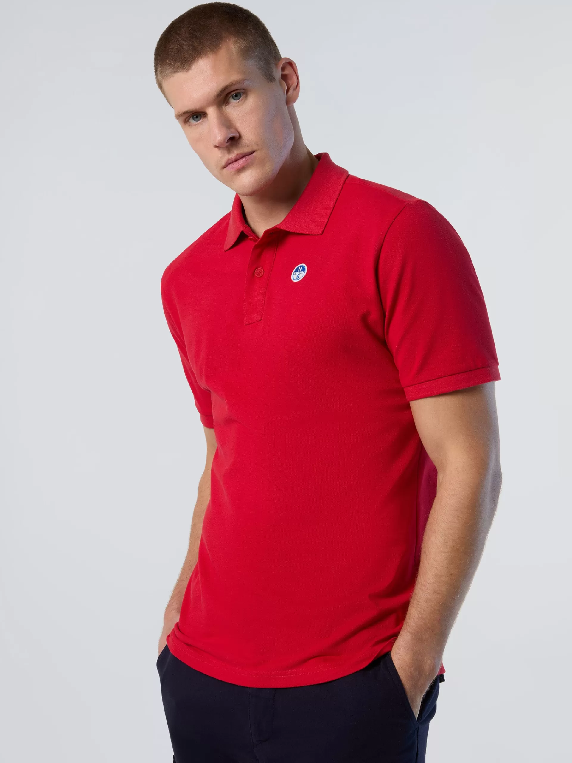 North Sails 'Polo Shirt With Logo Patch^ Polo Shirts